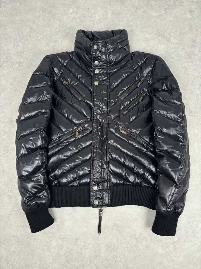 Just Cavalli 2000s Cavalli Cavalli Black Nylon Quilted Puffer Jacket Size US M / EU 48-50 / 2 - 1 Thumbnail