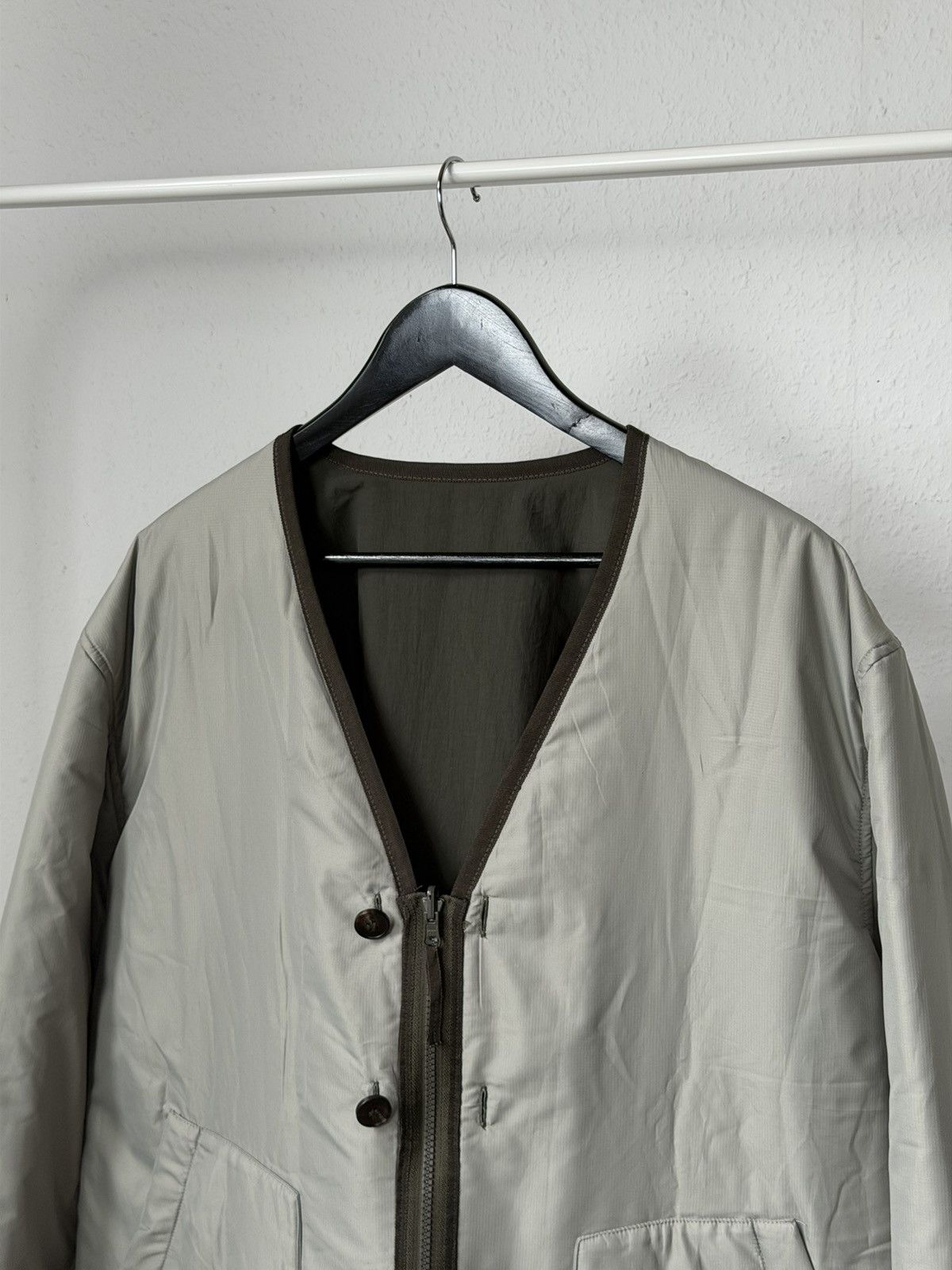 Comme des Garcons Homme Comme des Garçons Homme Olive Nylon Jacket L Lightweight Size US S / EU 44-46 / 1 - 14 Thumbnail