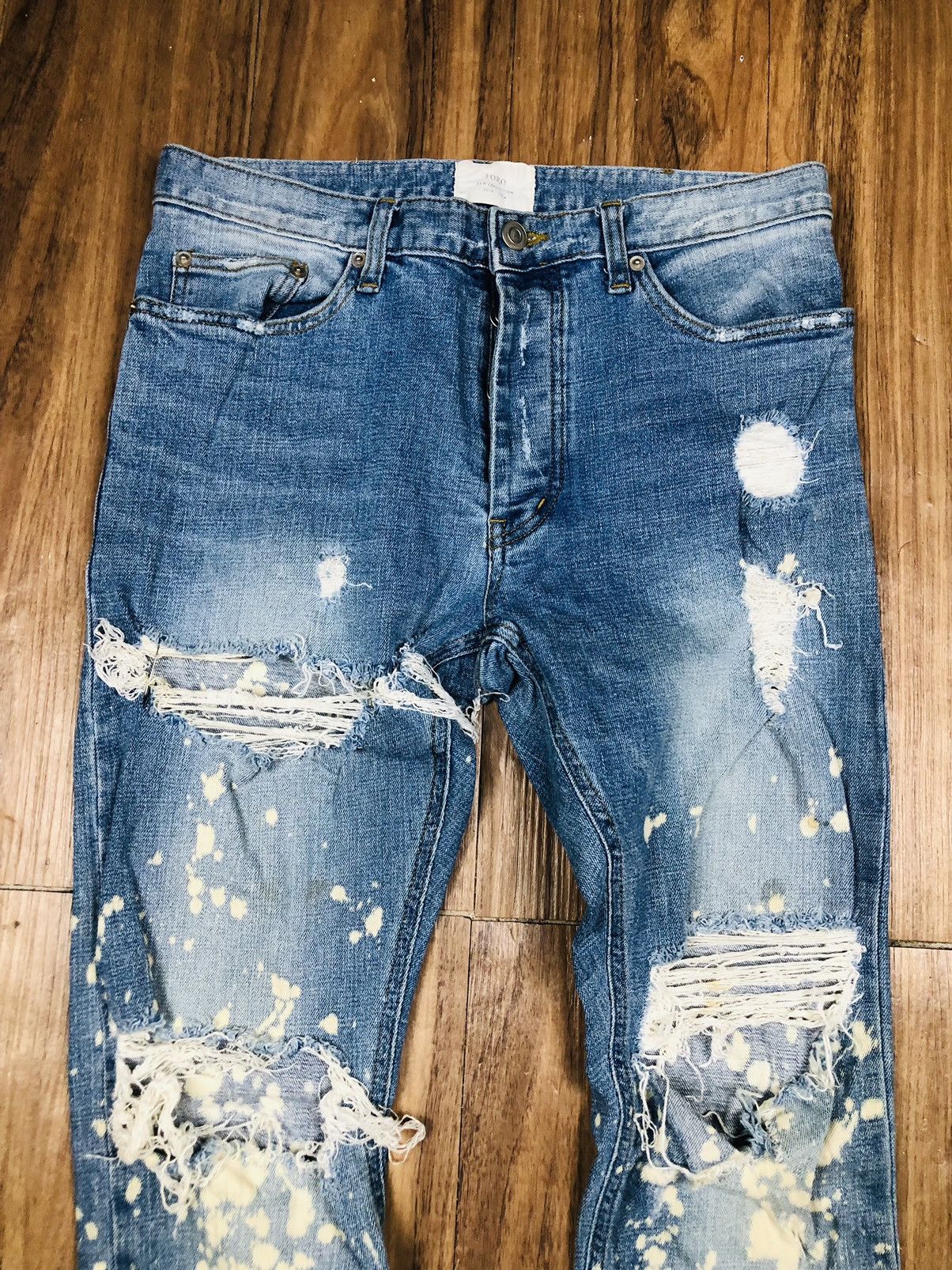 Japanese Brand Toro New Collection Skinny Jeans (34) Size US 30 / EU 46 - 3 Thumbnail