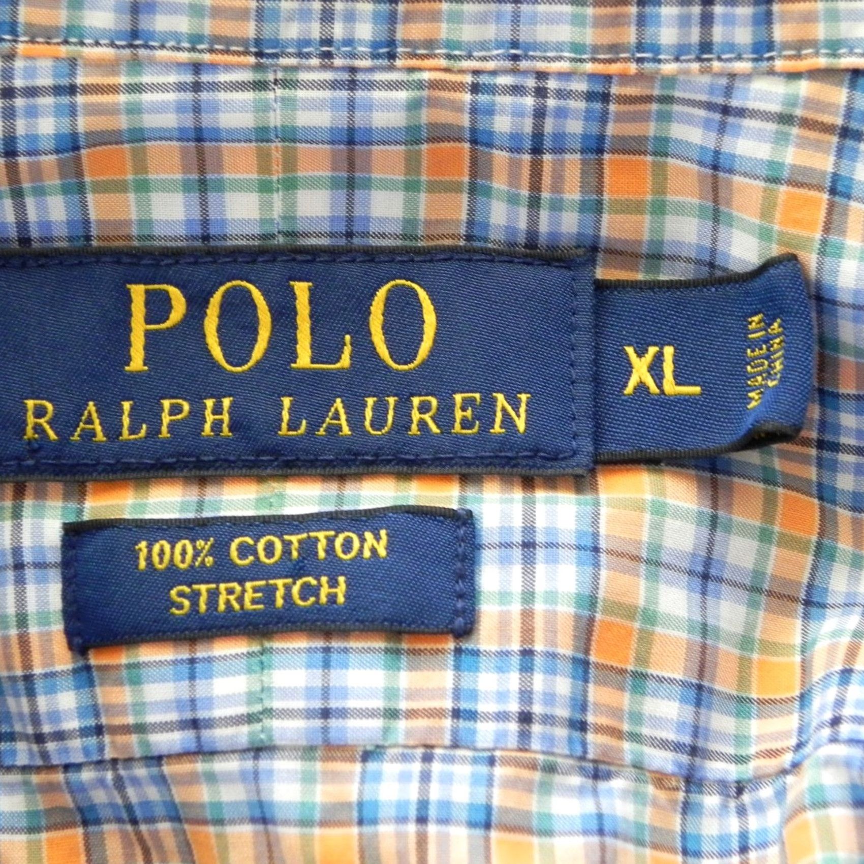 Polo Ralph Lauren Polo Ralph Lauren Shirt Mens XL Stretch Button Up Plaid Long Sleeve Polo Ralph Lauren Shirt XL Stretch Button-Up Plaid Long Sleeve Mens Size US XL / EU 56 / 4 - 6 Thumbnail