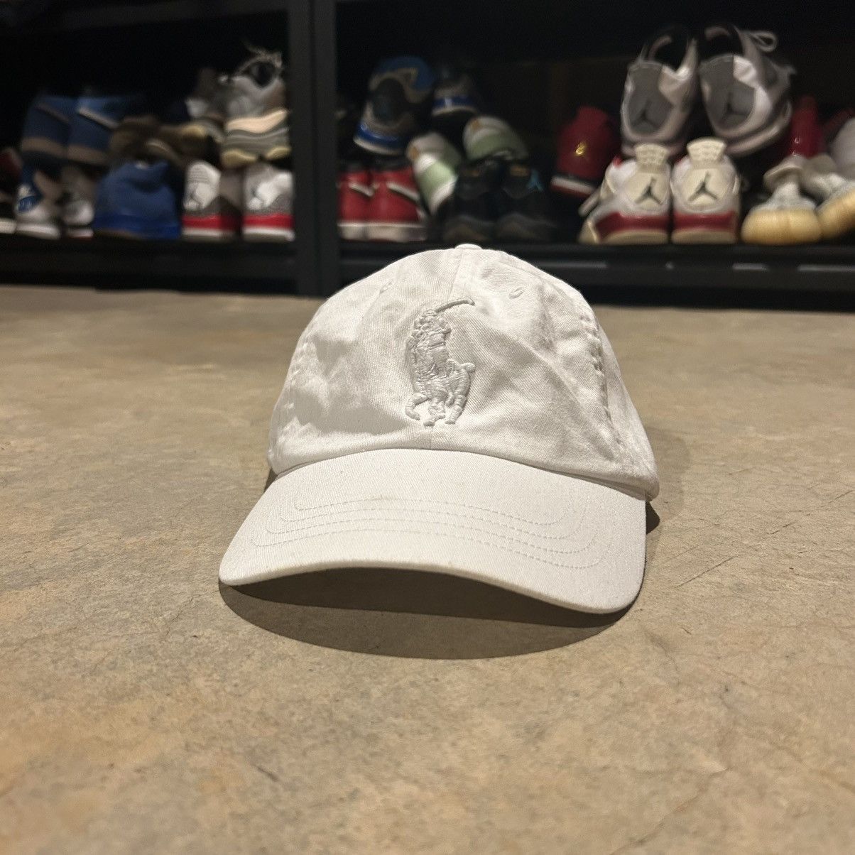 Polo Ralph Lauren × Vintage Vintage Polo Ralph Lauren Big Pony Twill Ball Cap Size ONE SIZE - 1 Thumbnail
