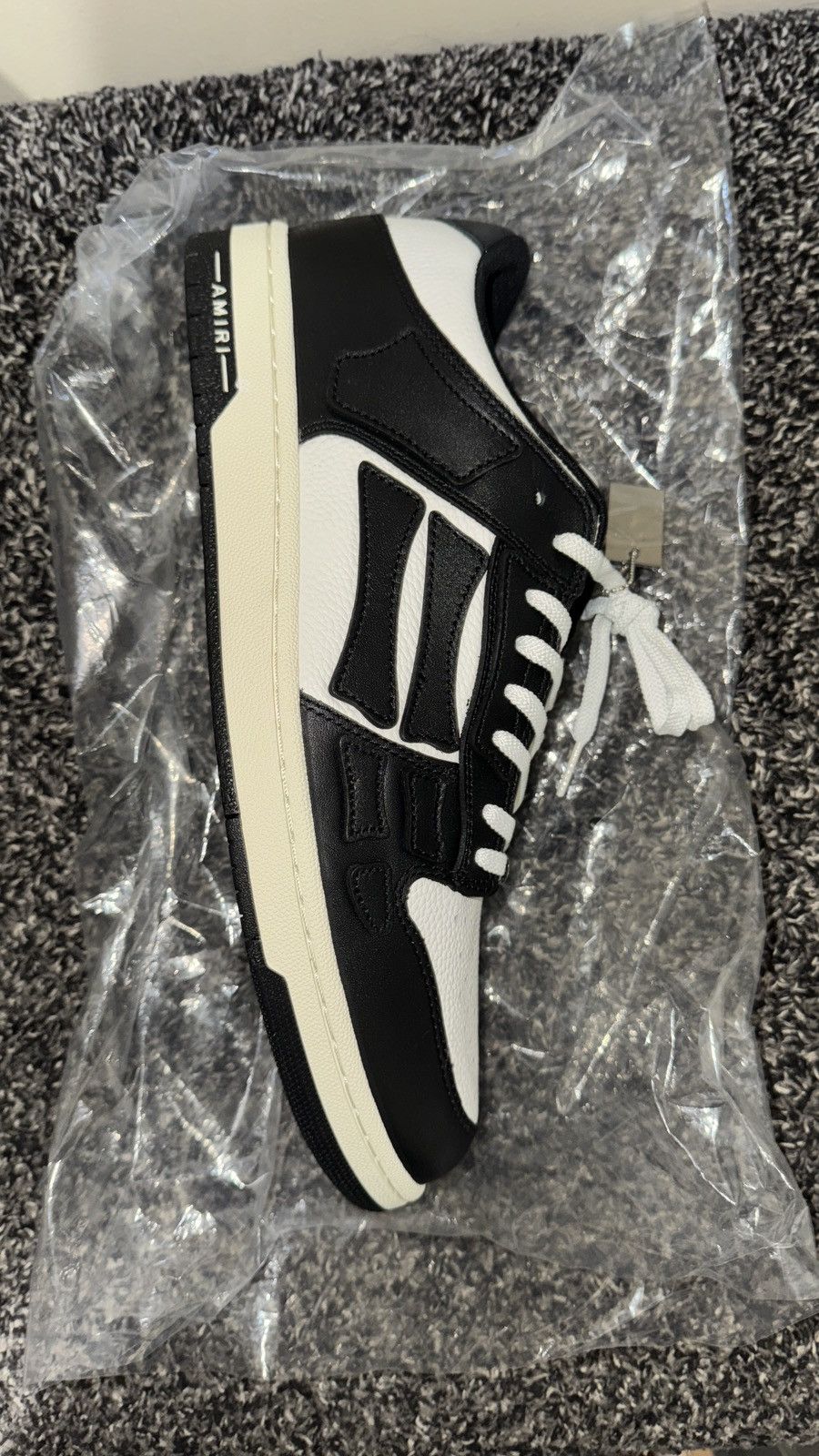 Amiri Amiri Skel Leather Low Top Size US 12.5 / EU 45-46 - 4 Thumbnail