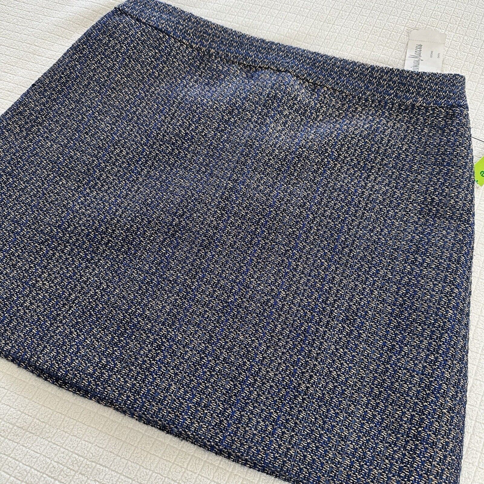 Alice + Olivia Alice Olivia Metallic Navy Mini Skirt Size 2 NWT Size 26" / US 2 / IT 38 - 3 Thumbnail