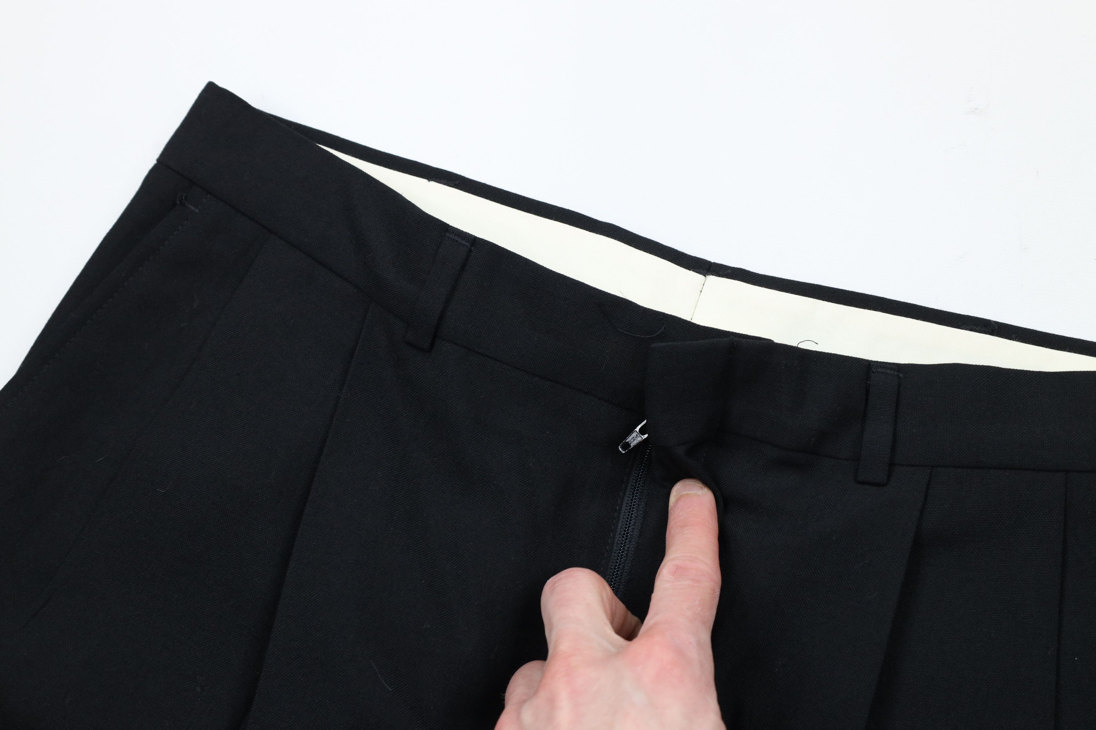 Vintage Vintage 90s Streetwear Wide Leg Chino Pants Black USA Size US 32 / EU 48 - 8 Thumbnail