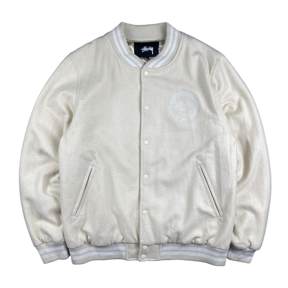 Stussy STUSSY STOCK VARSITY JACKET | Grailed