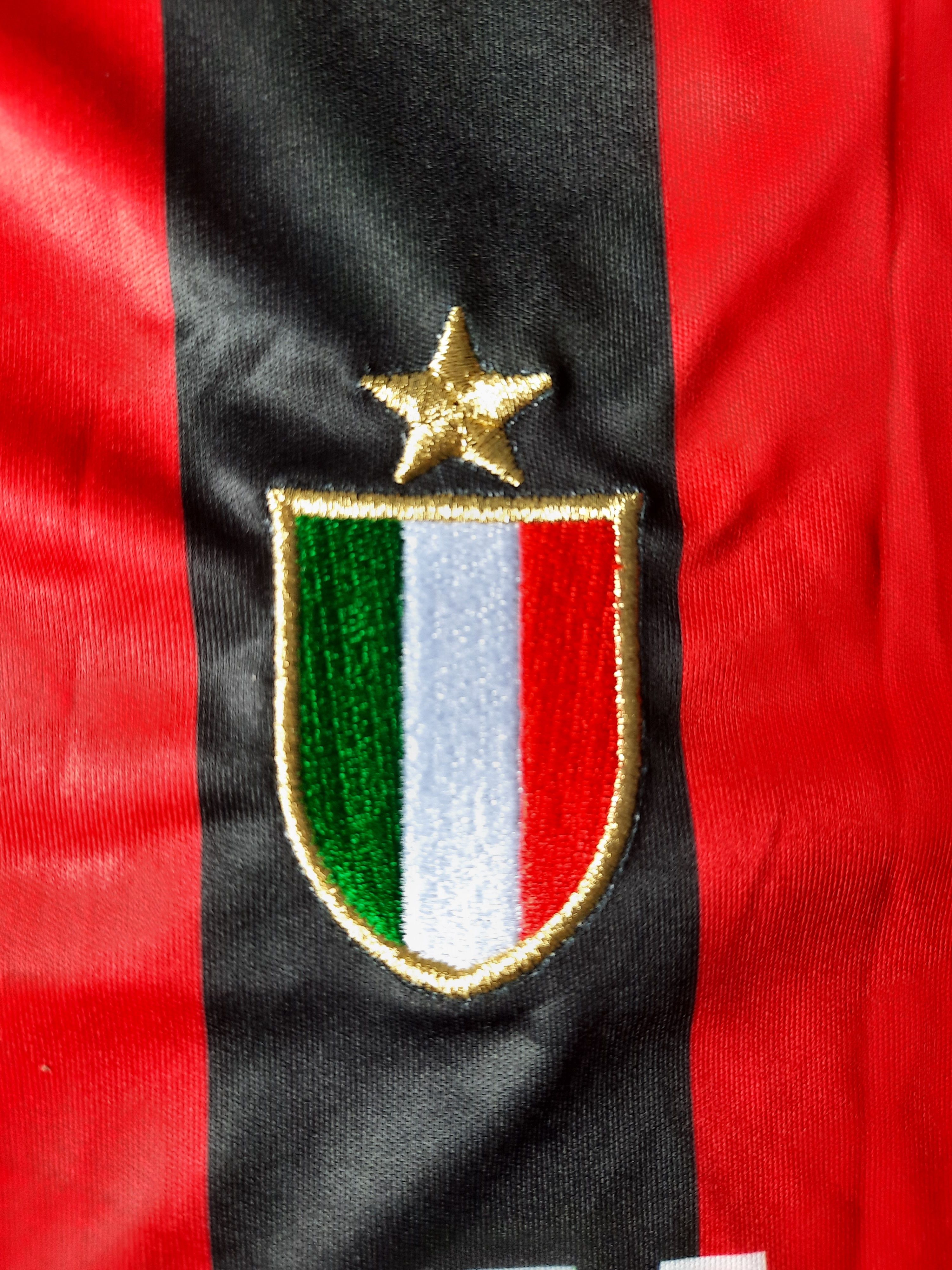Kappa Kappa AC Milan 1988-1989 home jersey Size US L / EU 52-54 / 3 - 5 Thumbnail