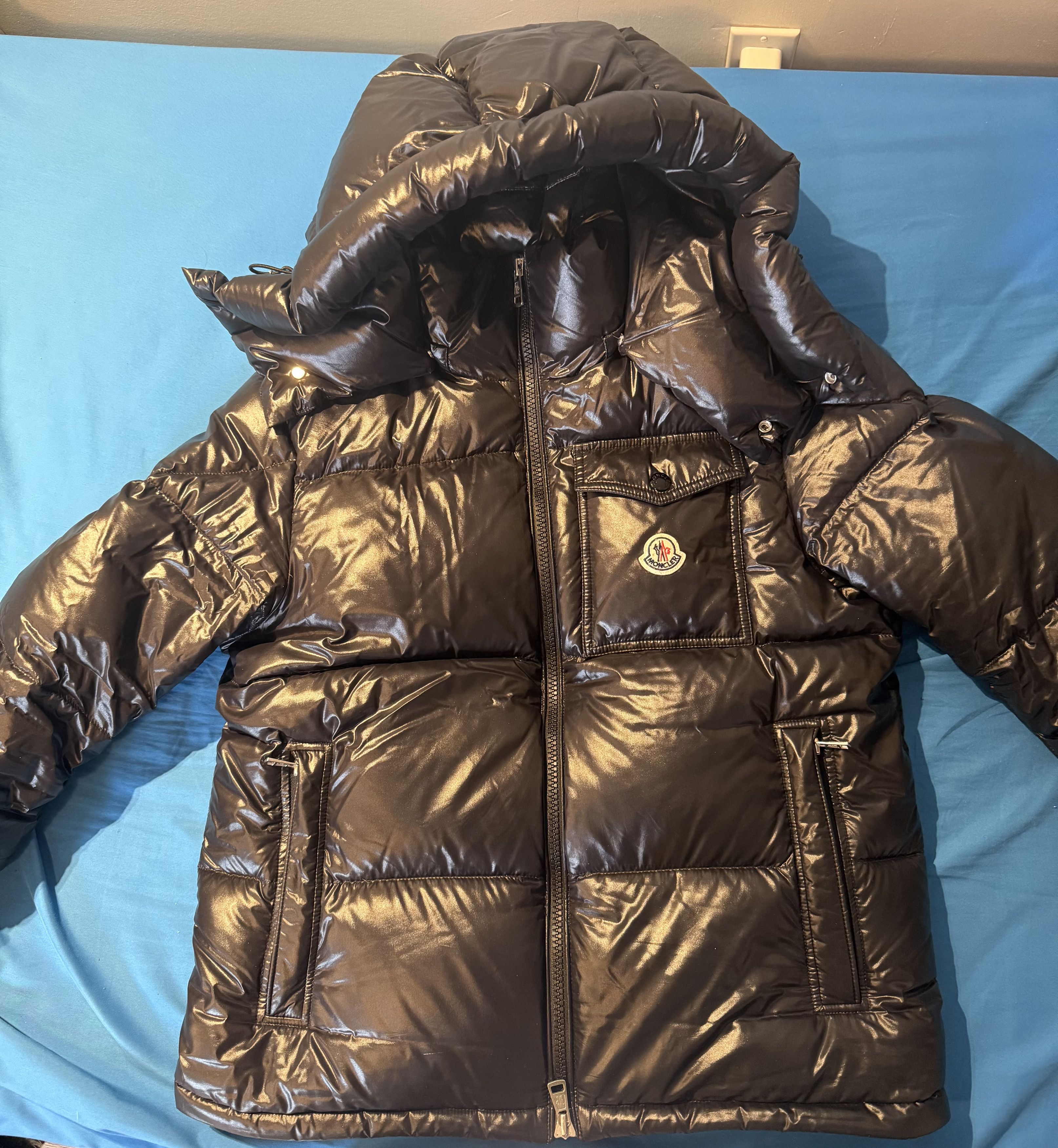 Moncler Moncler high-shine padded jacket Size US L / EU 52-54 / 3 - 1 Thumbnail