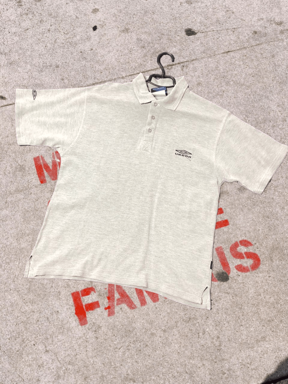Umbro Umbro Vintage Polo gray Umbro logo T-Shirt Y2K Size US M / EU 48-50 / 2 - 1 Thumbnail