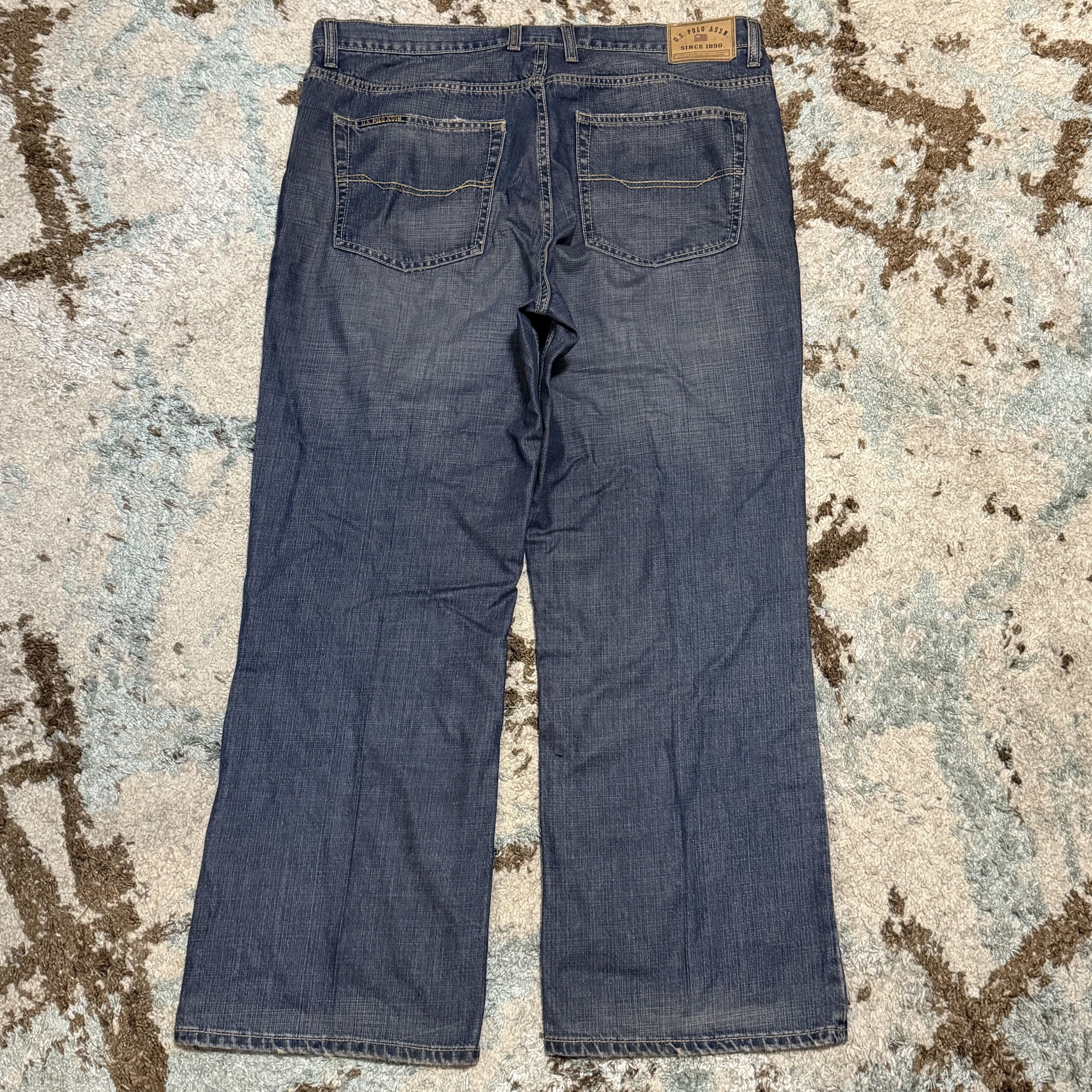 U.S. Polo Assn. Vintage USPA US Polo Assn Baggy Jeans Size 38x30 Y2K Size US 38 / EU 54 - 1 Thumbnail