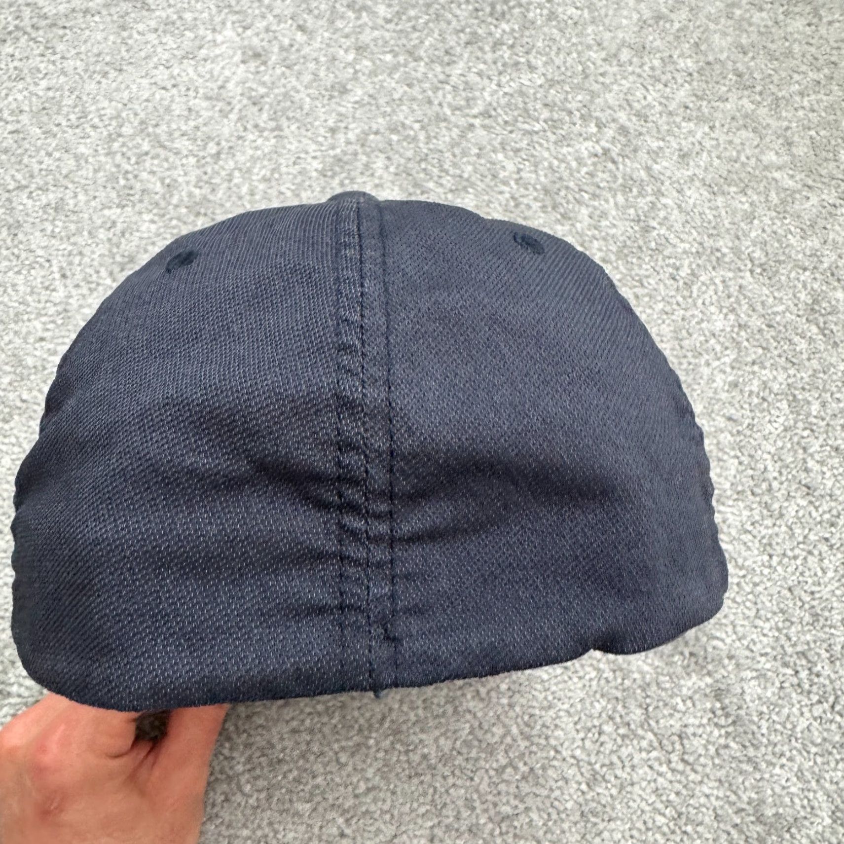 TravisMathew Travis Mathew Golf Hat Cap Mens L-XL Navy Blue Embroidered MVCG Yupoong Flexfit Casual Outdoor Preppy Logo Size ONE SIZE - 6 Thumbnail