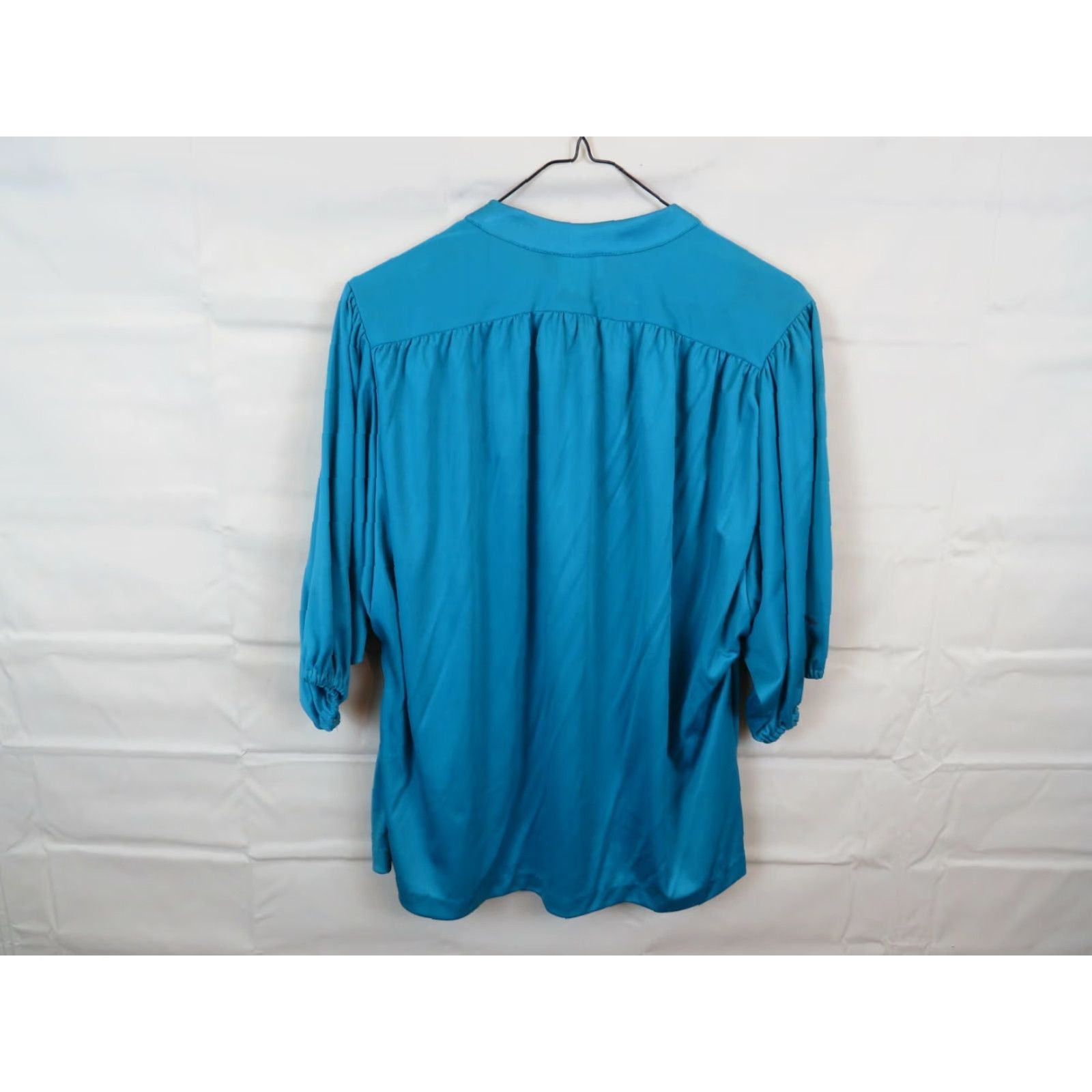 Vintage VINTAGE California blue polyester top shirt M Stain Destroyed Terry 1970s Shirt Mens Size M / US 6-8 / IT 42-44 - 5 Thumbnail