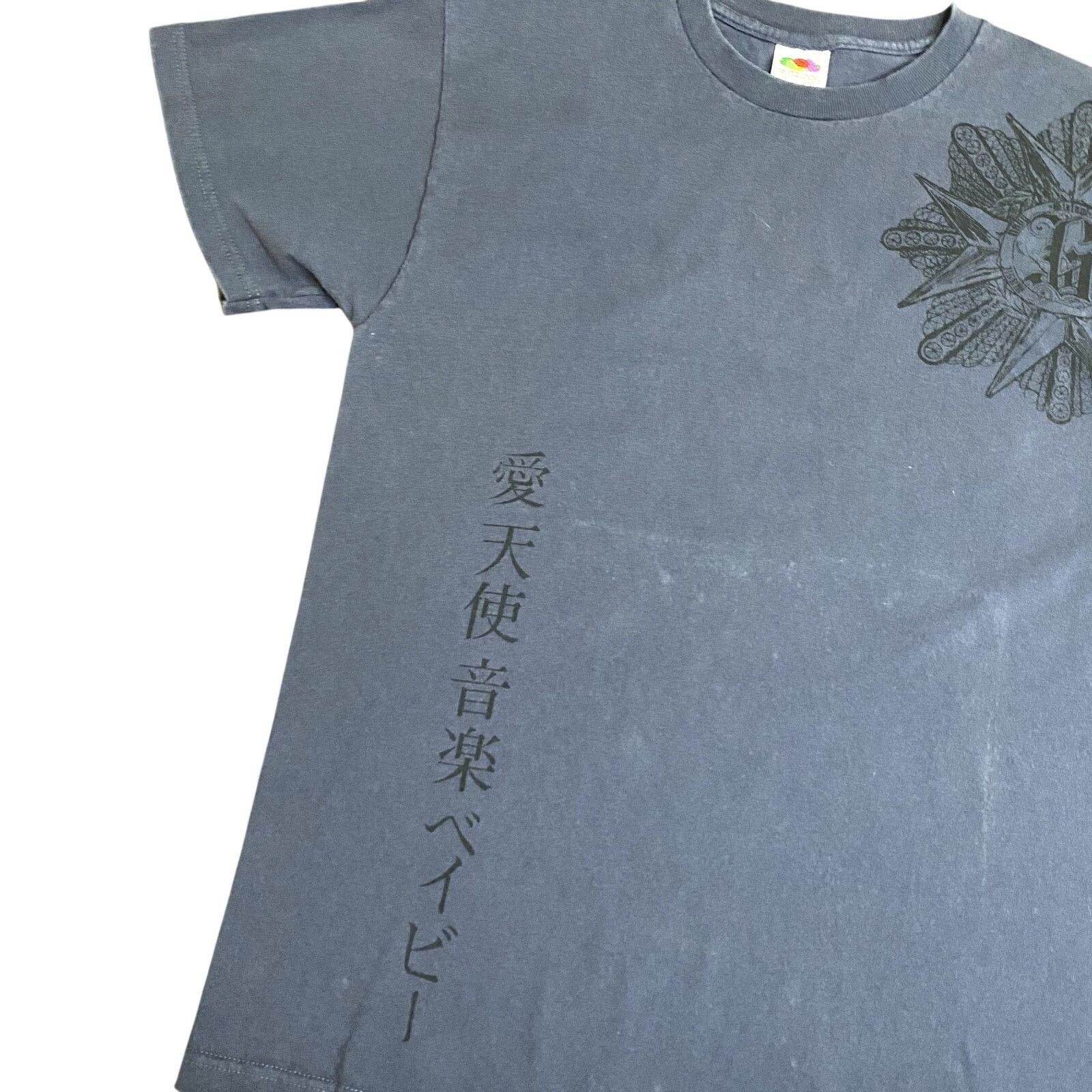 Fruit Of The Loom Y2K Mallgoth Grunge Punk Emo Rock Graphic Tee Shirt sz M Size US M / EU 48-50 / 2 - 4 Thumbnail