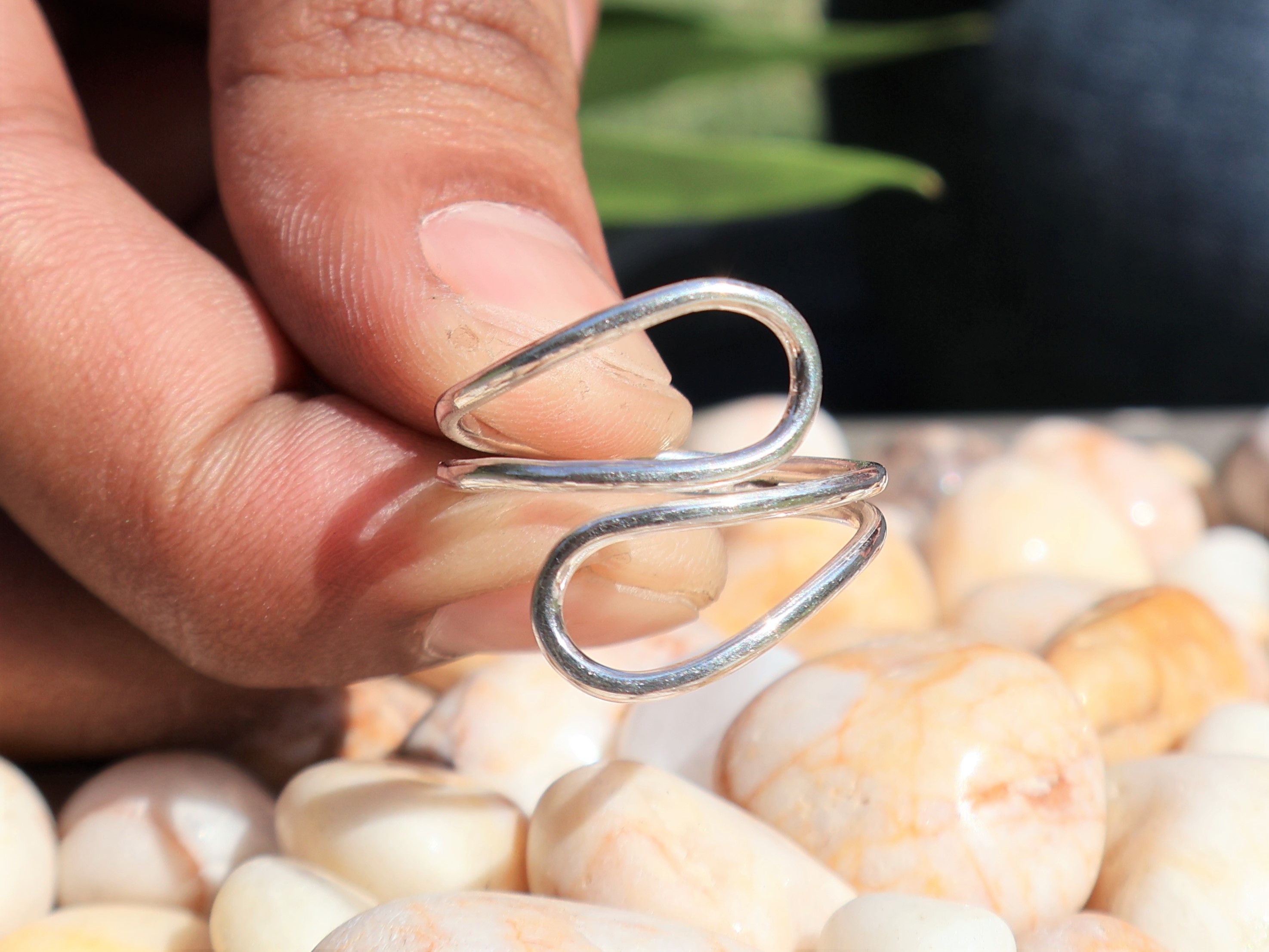 Handmade Silver Band Ring, 925 Silver Jewelry, Handmade Promise Ring, Size ONE SIZE - 3 Thumbnail