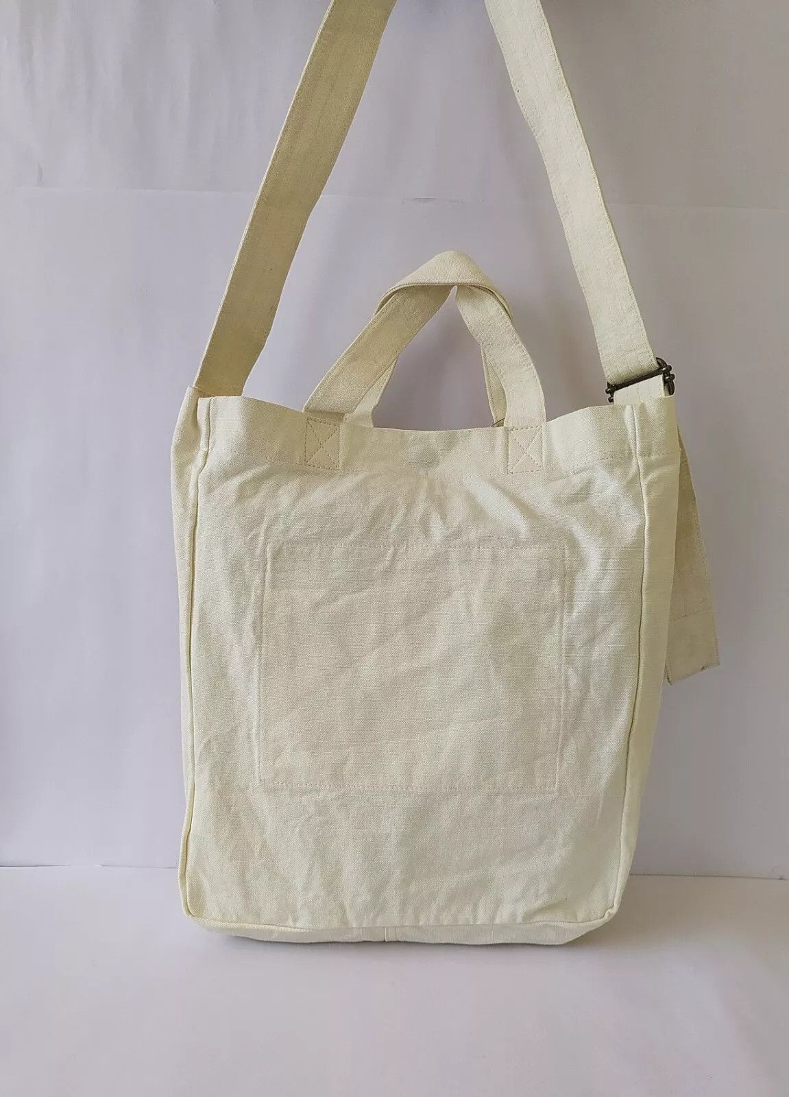 Polo Ralph Lauren PoloRalphLauren Love Print Canvas Shopper Tote Bag IFD 8030 Size ONE SIZE - 4 Thumbnail