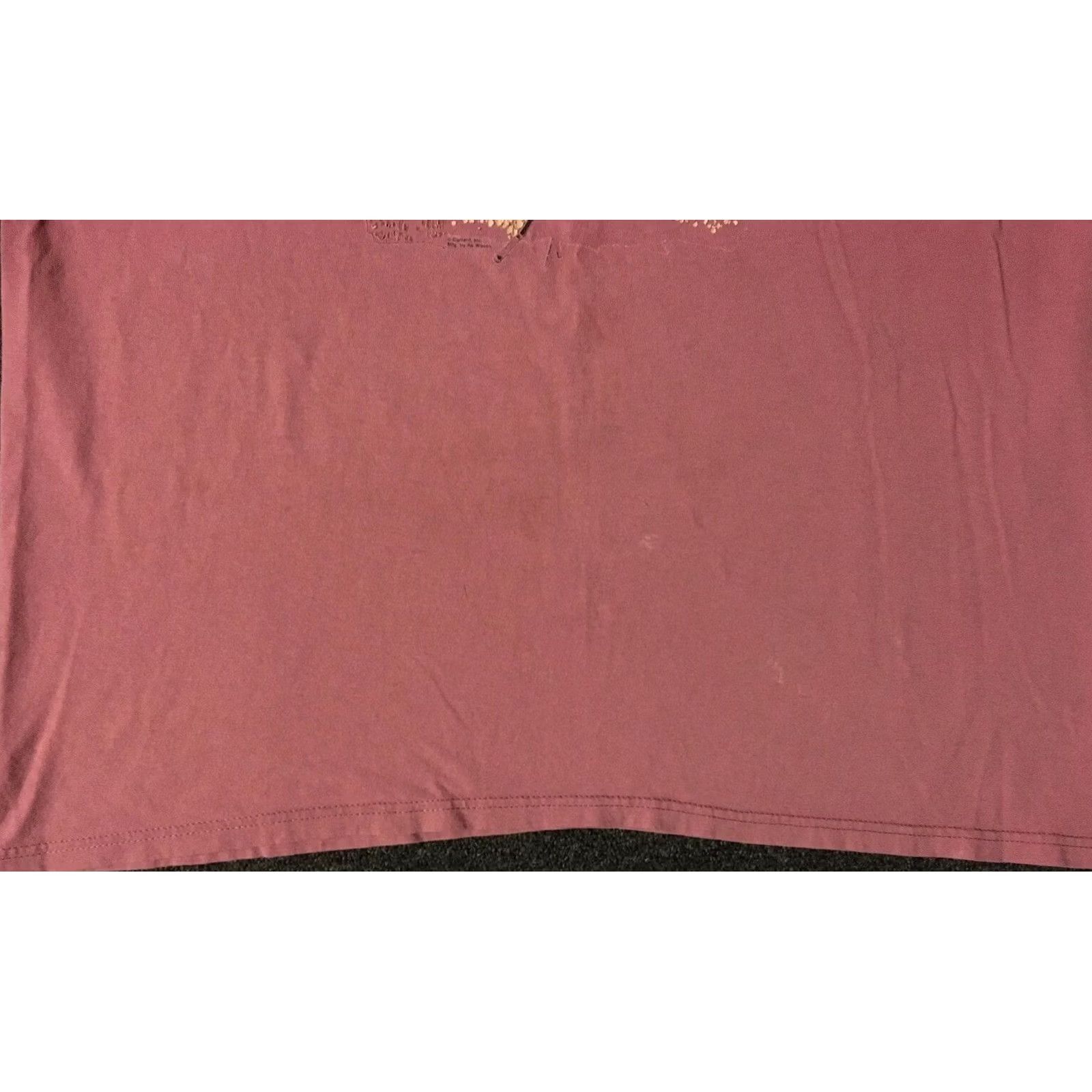 Vintage VINTAGE Love Nature Art Rose Grunge Punk 90s Shirt XL Men Red Heart Flowers Distressed T-Shirt Size US XL / EU 56 / 4 - 3 Thumbnail