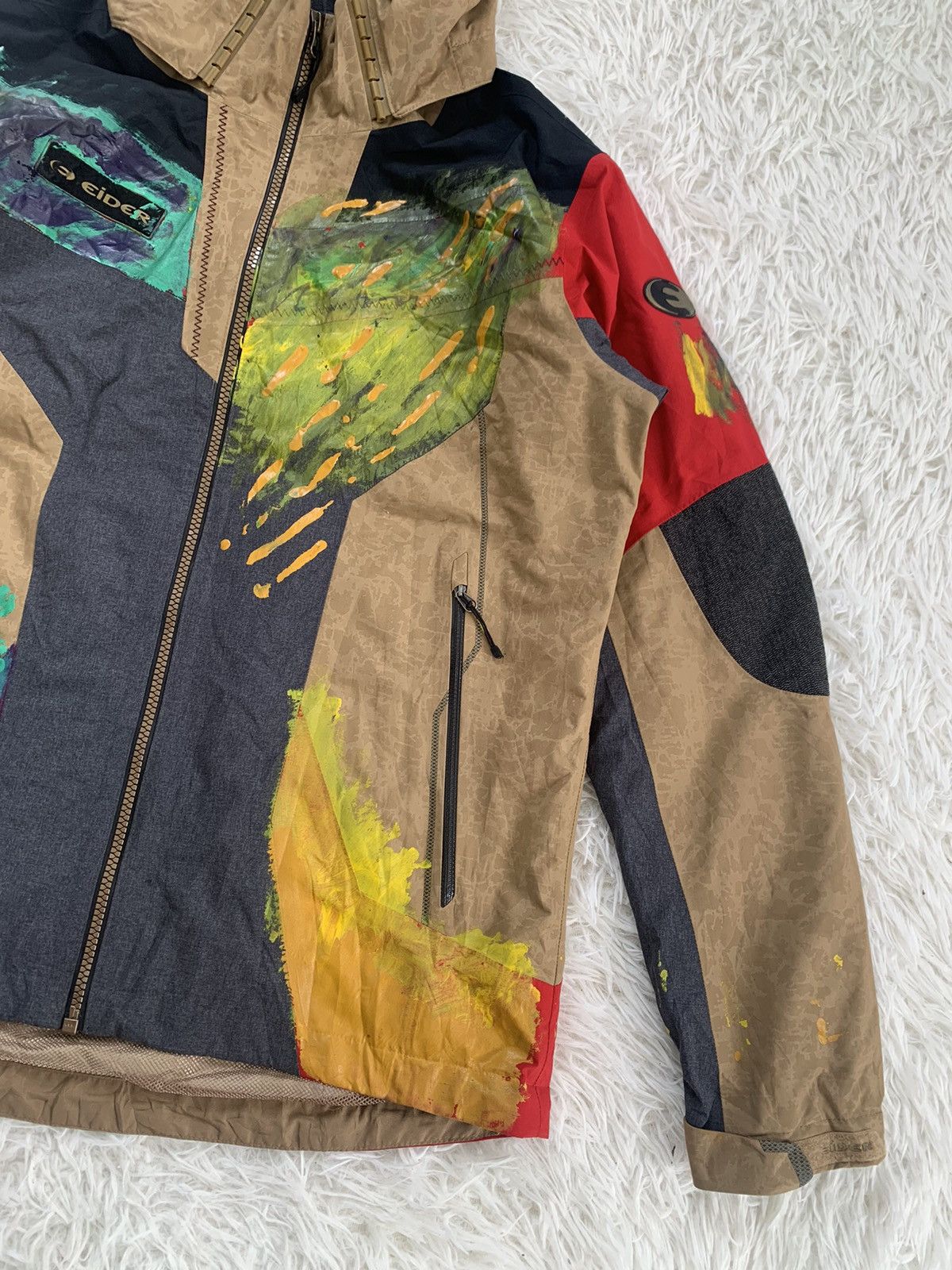 Goretex Cozy Paint Multicolor Eider Xenium Goretex Jacket Hooded Size US M / EU 48-50 / 2 - 3 Thumbnail