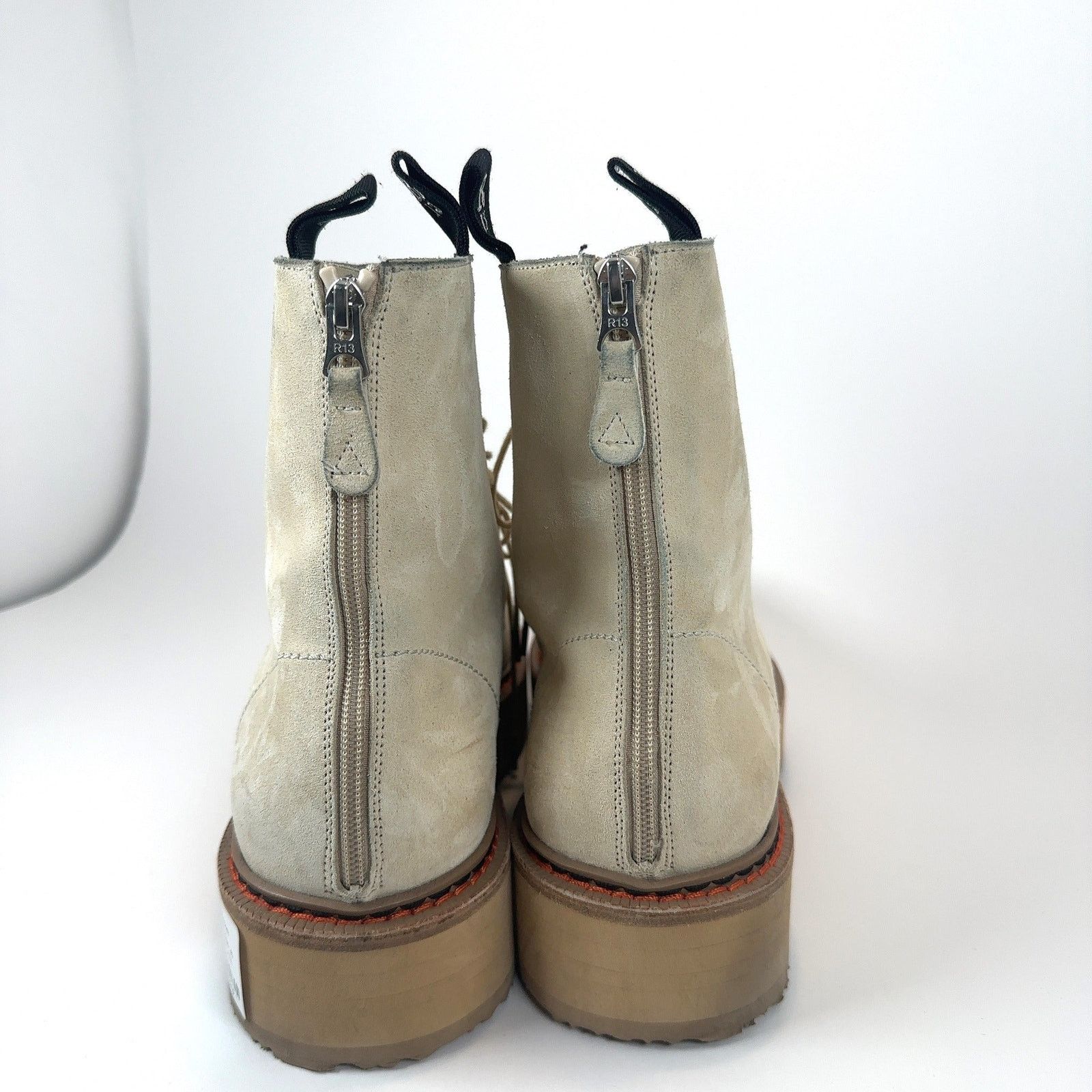 R13 R13 Suede Combat Boots Size US 12 / EU 45 - 5 Thumbnail