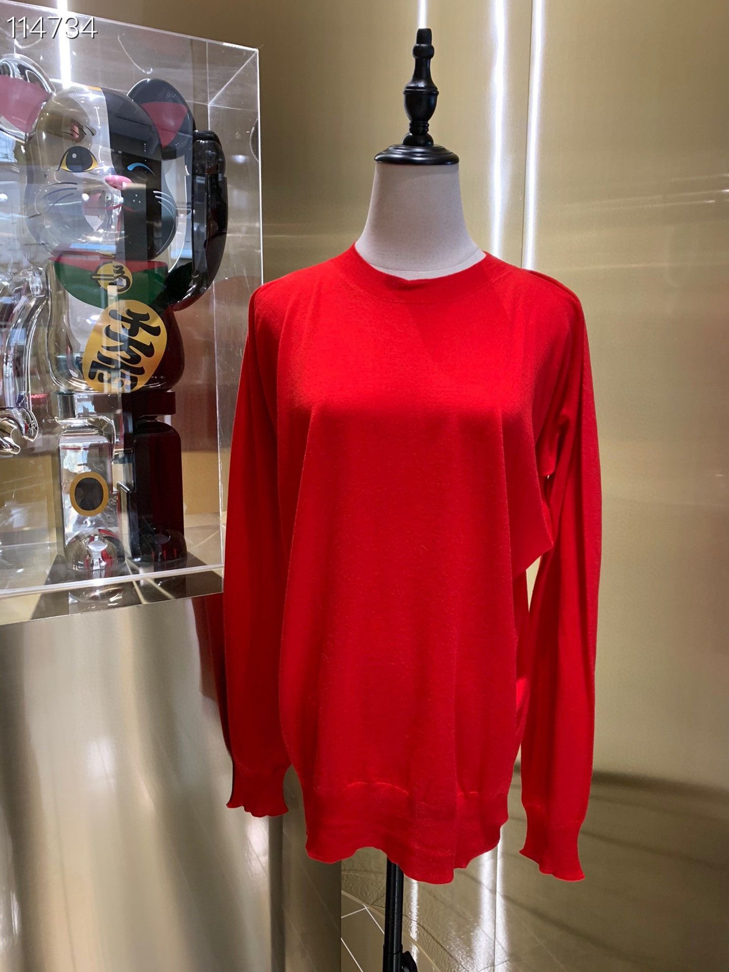 BV By Bodega Bottega Veneta Red Knit Sweater Size S / US 4 / IT 40 - 1 Thumbnail
