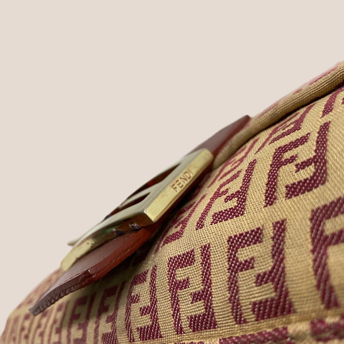 Fendi AUTHENTIC FENDI MAMMA ZUCCHINO BAGUETTE SHOULDER HANDBAG Size ONE SIZE - 13 Thumbnail