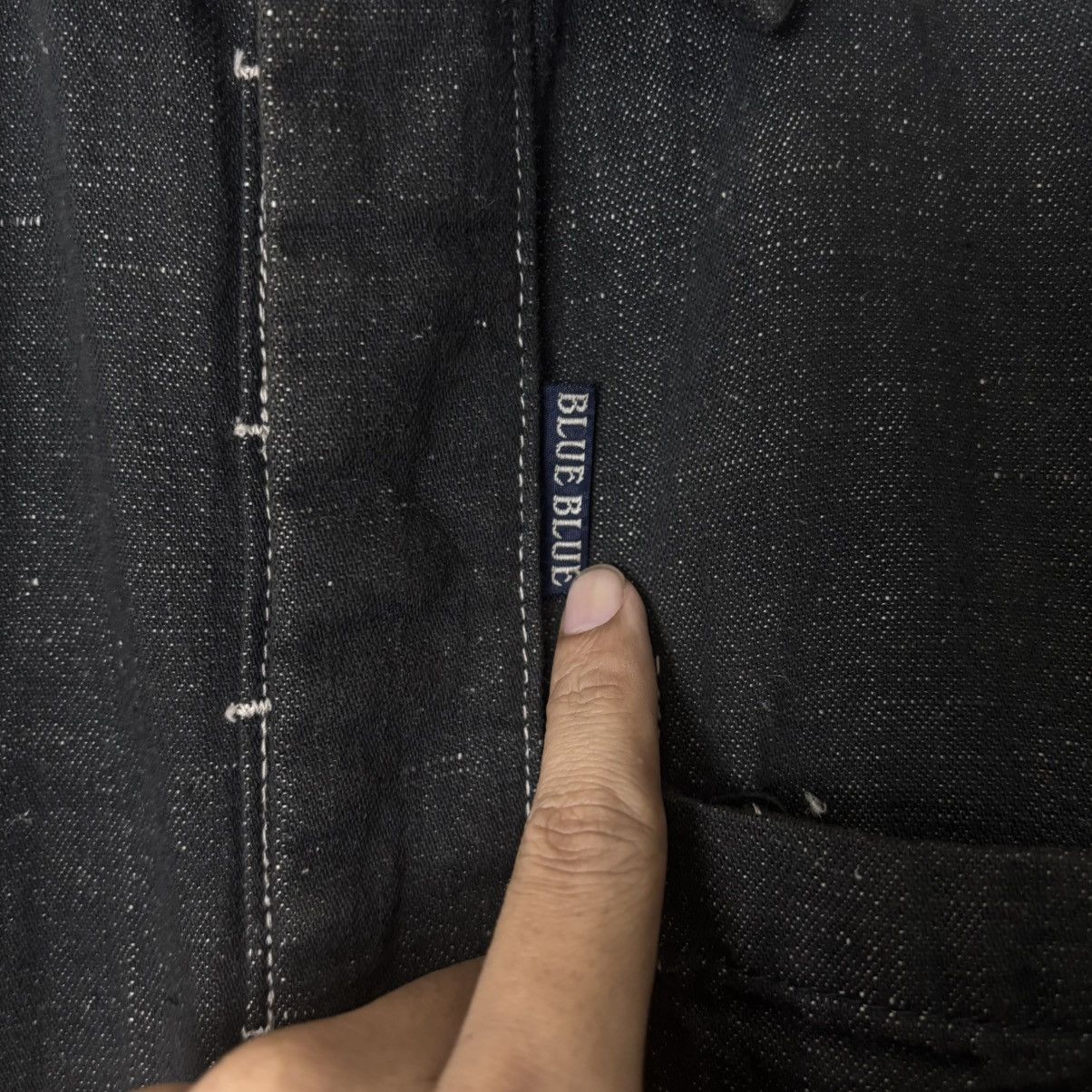 Blue Blue Japan BLUE BLUE JAPAN HEMP DENIM CHORE JACKET Size US S / EU 44-46 / 1 - 4 Thumbnail