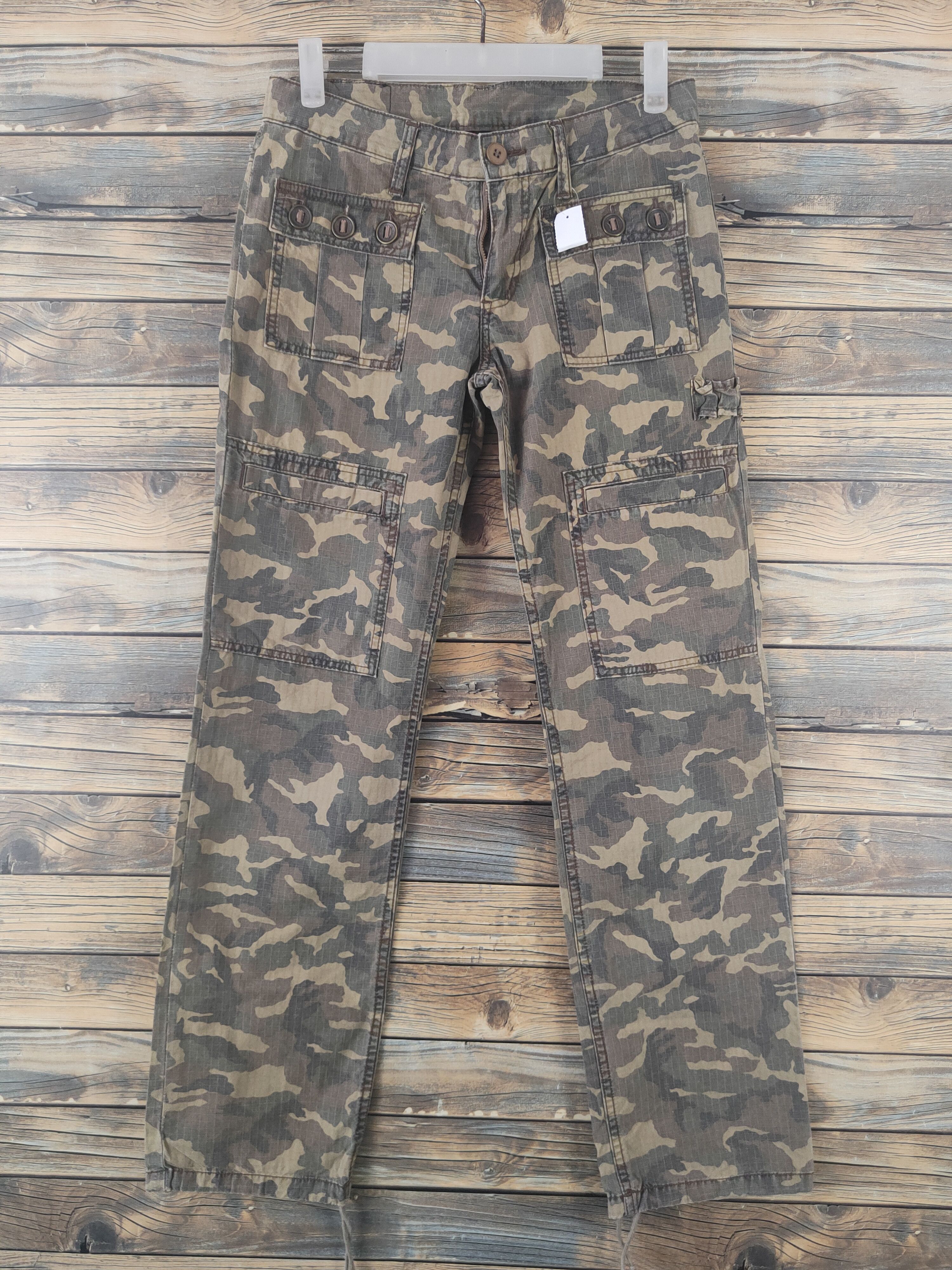X-Girl DL x-girl Camouflage Multipocket Tactical Cargo Pants #2035 Size 29" - 1 Thumbnail