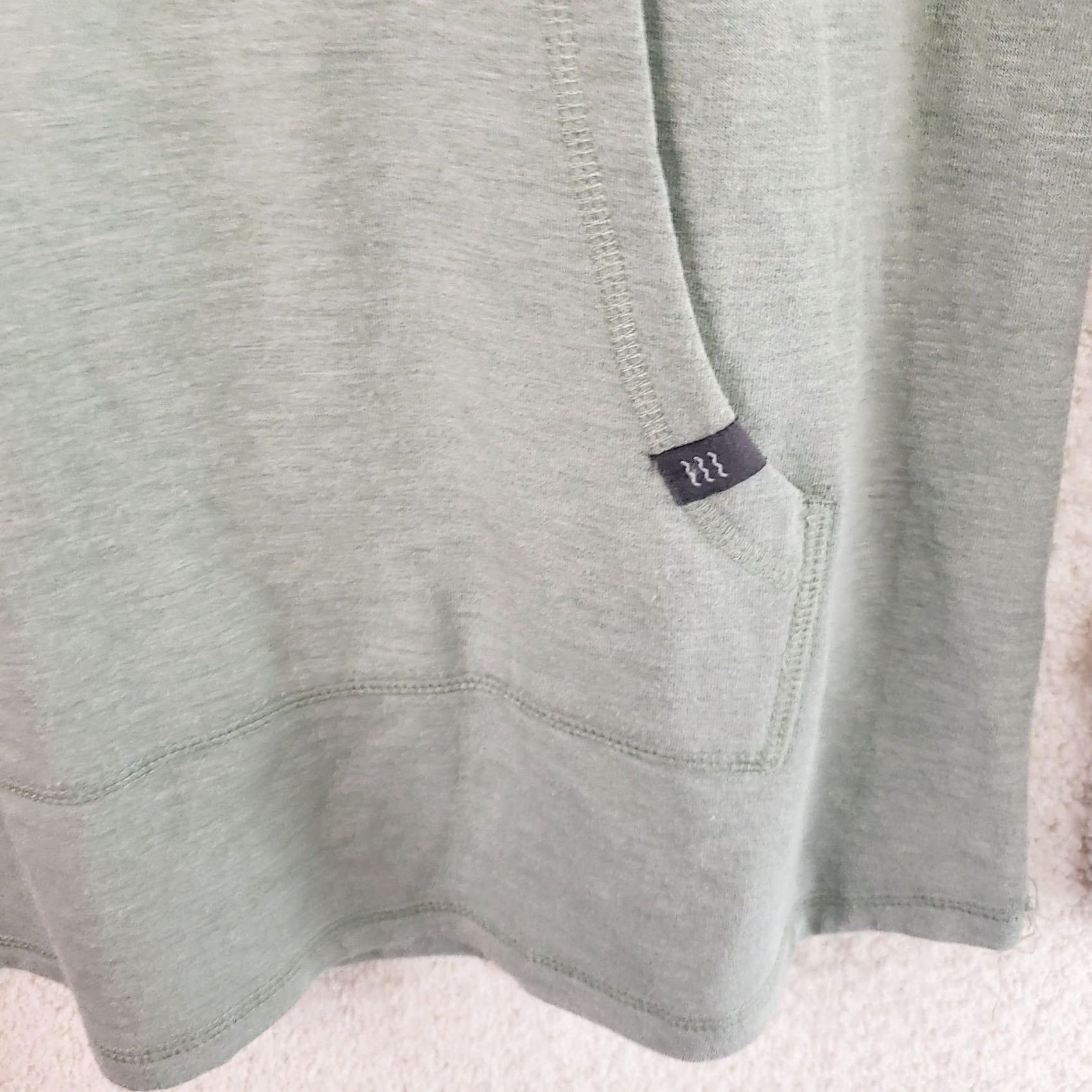 Vintage Free Fly Hoodie Men's S Green Pullover Lightweight Bamboo Fishing All Seasons Breathable Thumb Hole Sports Outdoor Casual Workwear Jacket Shirt Size US S / EU 44-46 / 1 - 4 Thumbnail