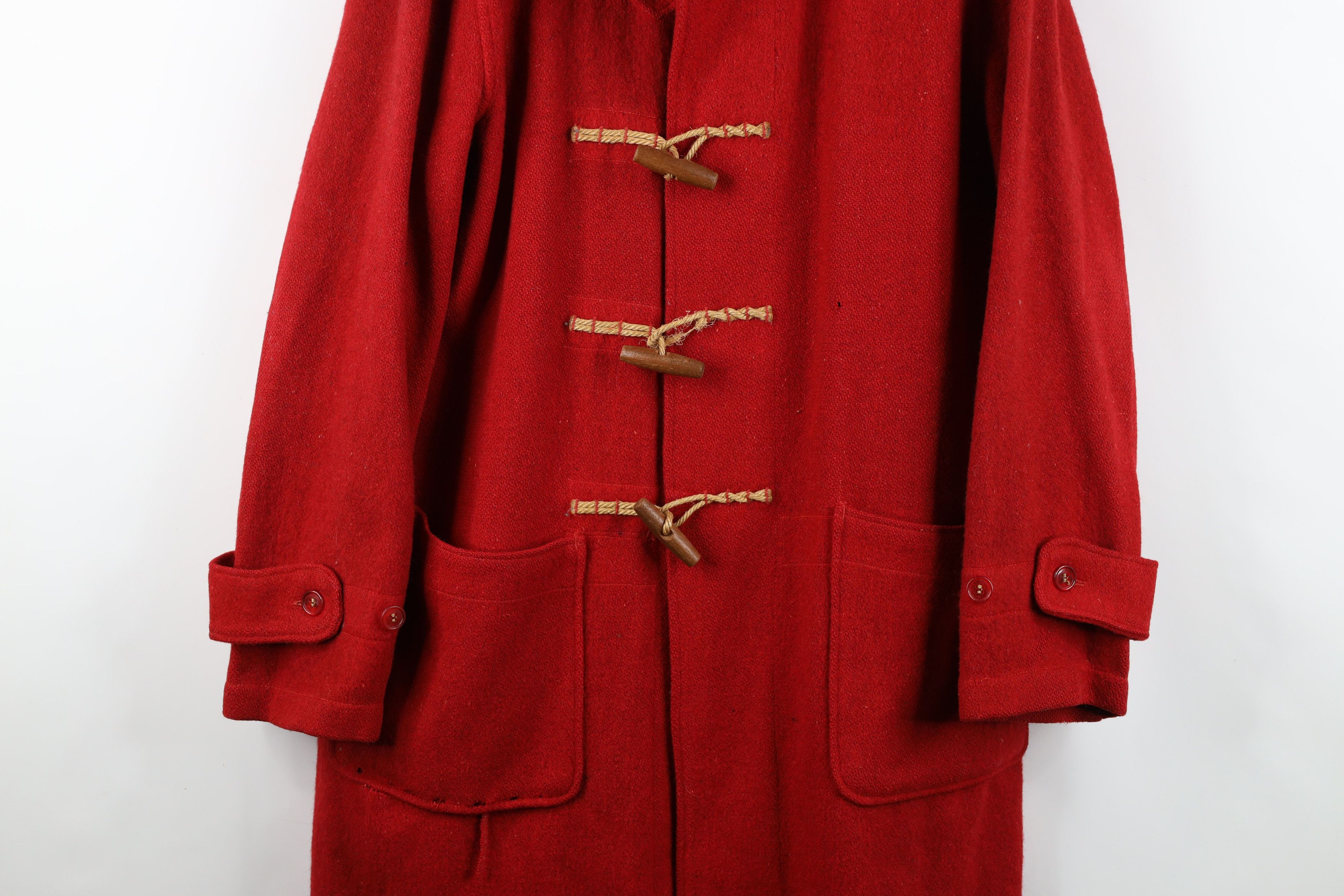 Vintage Vintage 50s Streetwear Toggle Button Hooded Parka Jacket USA Size US XXL / EU 58 / 5 - 3 Thumbnail