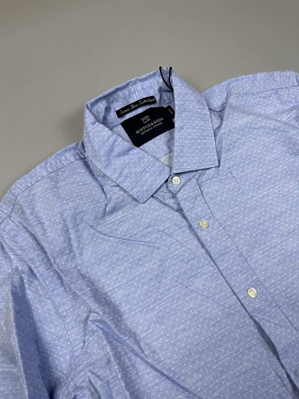 Scotch & Soda Classic Scotch&soda Pea buttoned shirt Light Blue Size US S / EU 44-46 / 1 - 3 Thumbnail