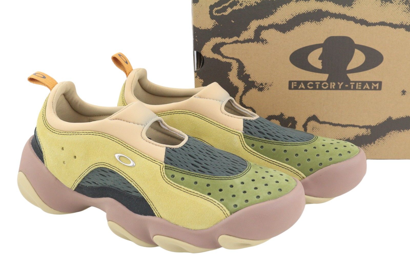 Brain Dead OAKLEY FACTORY FLESH SUEDE EU45.5 Whey Multi Sandals 90521 Size US 12.5 / EU 45-46 - 1 Thumbnail