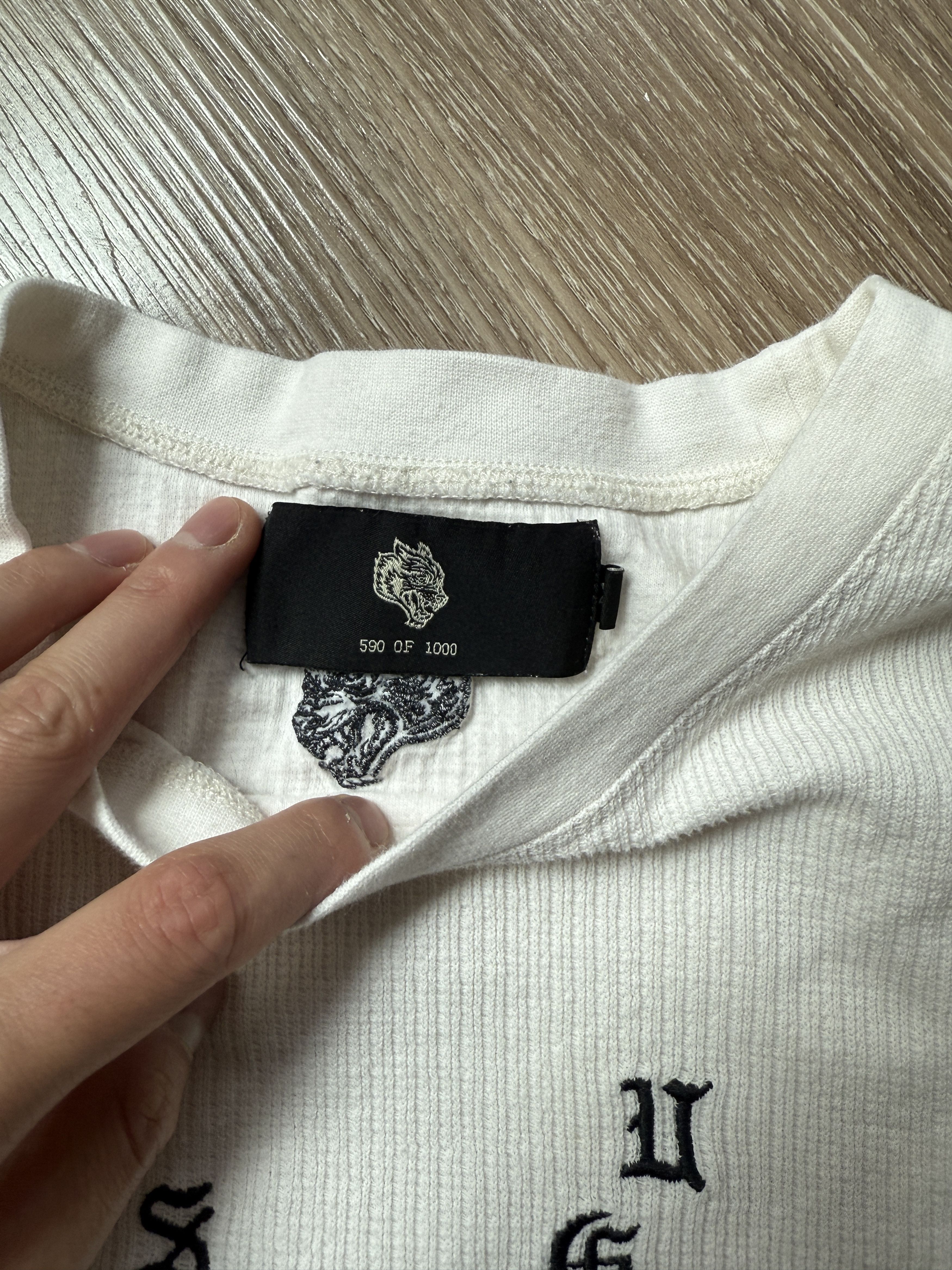Darc Sport White Waffle Darc Sport Long Sleeve Size US L / EU 52-54 / 3 - 2 Thumbnail