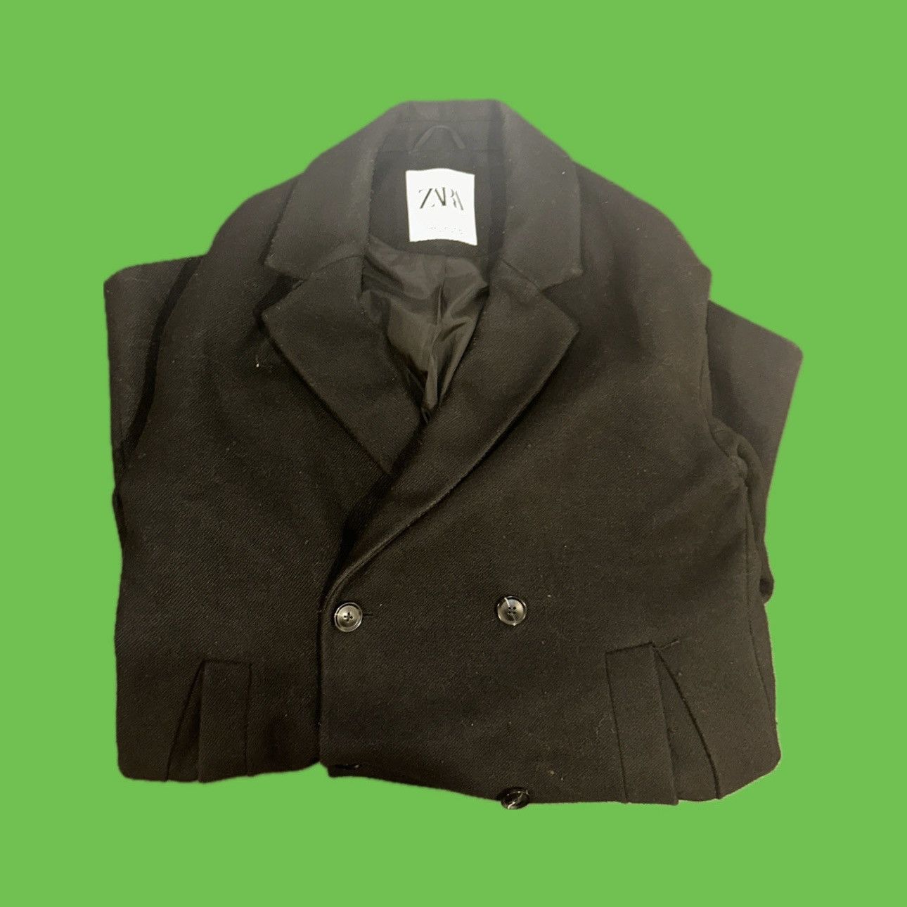 Zara Zara Long Coat Black Size US M / EU 48-50 / 2 - 1 Thumbnail