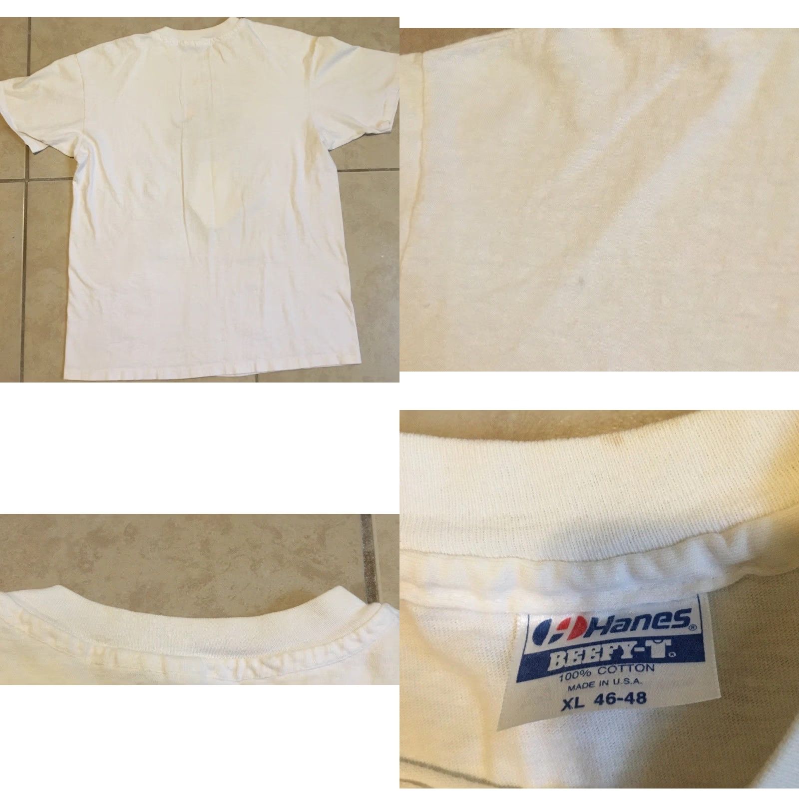 Vintage Vtg 90s Purr-fectly Ok To Make Mistakes Faded Shirt L Funny Saying Animal Cat Shirt Mens White 1990s Humor Dogs Cats Vintage 90s USA Size US L / EU 52-54 / 3 - 8 Thumbnail