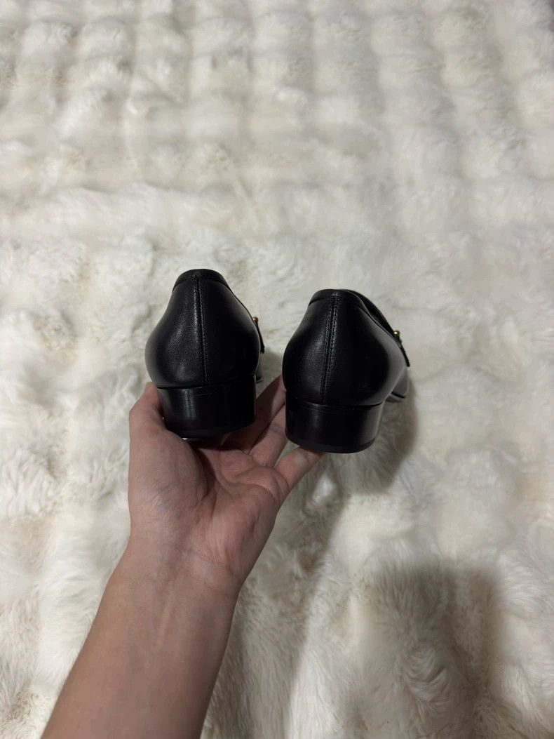 Saint Laurent Paris Saint laurent paris Black and gold loafers shoes 2506-Nexta Size US 7 / EU 40 - 7 Thumbnail