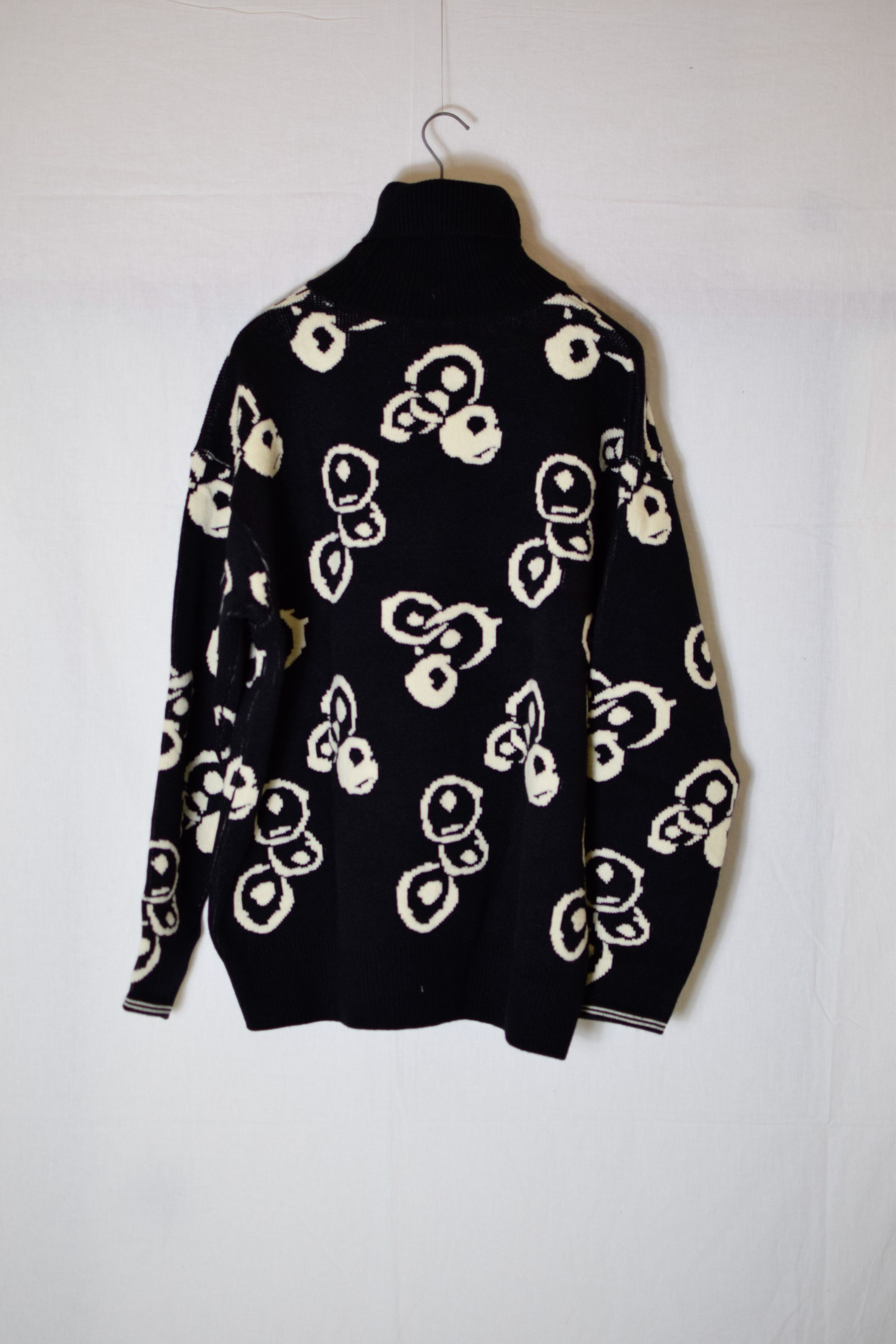 Yohji Yamamoto YYPH Tenugui Print Turtleneck - HJ-K88-990 Size US L / EU 52-54 / 3 - 3 Thumbnail