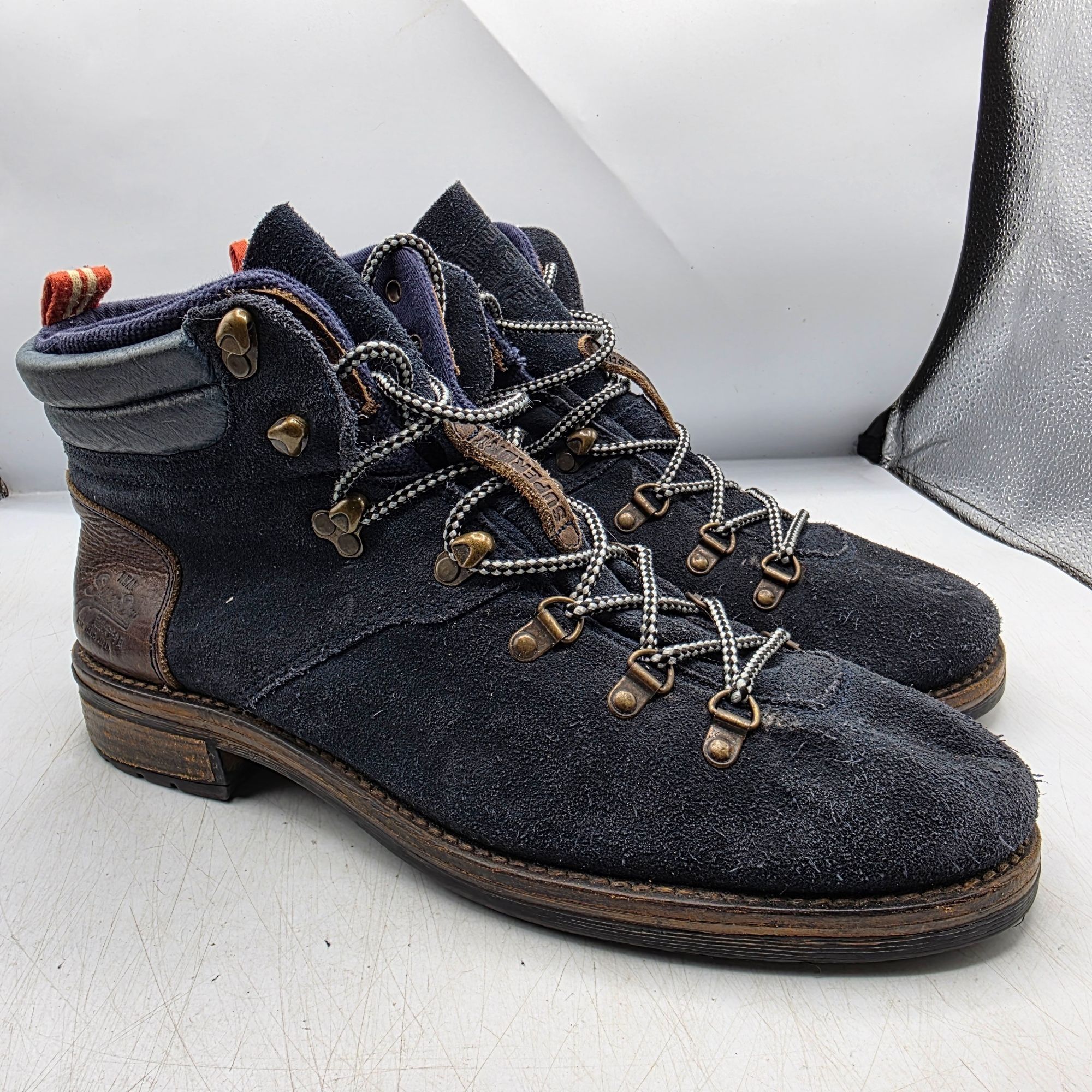 Superdry SuperDry Japan Mens 10 Blue Boots Walking Casual Outdoors Wo Size US 10 / EU 43 - 1 Thumbnail