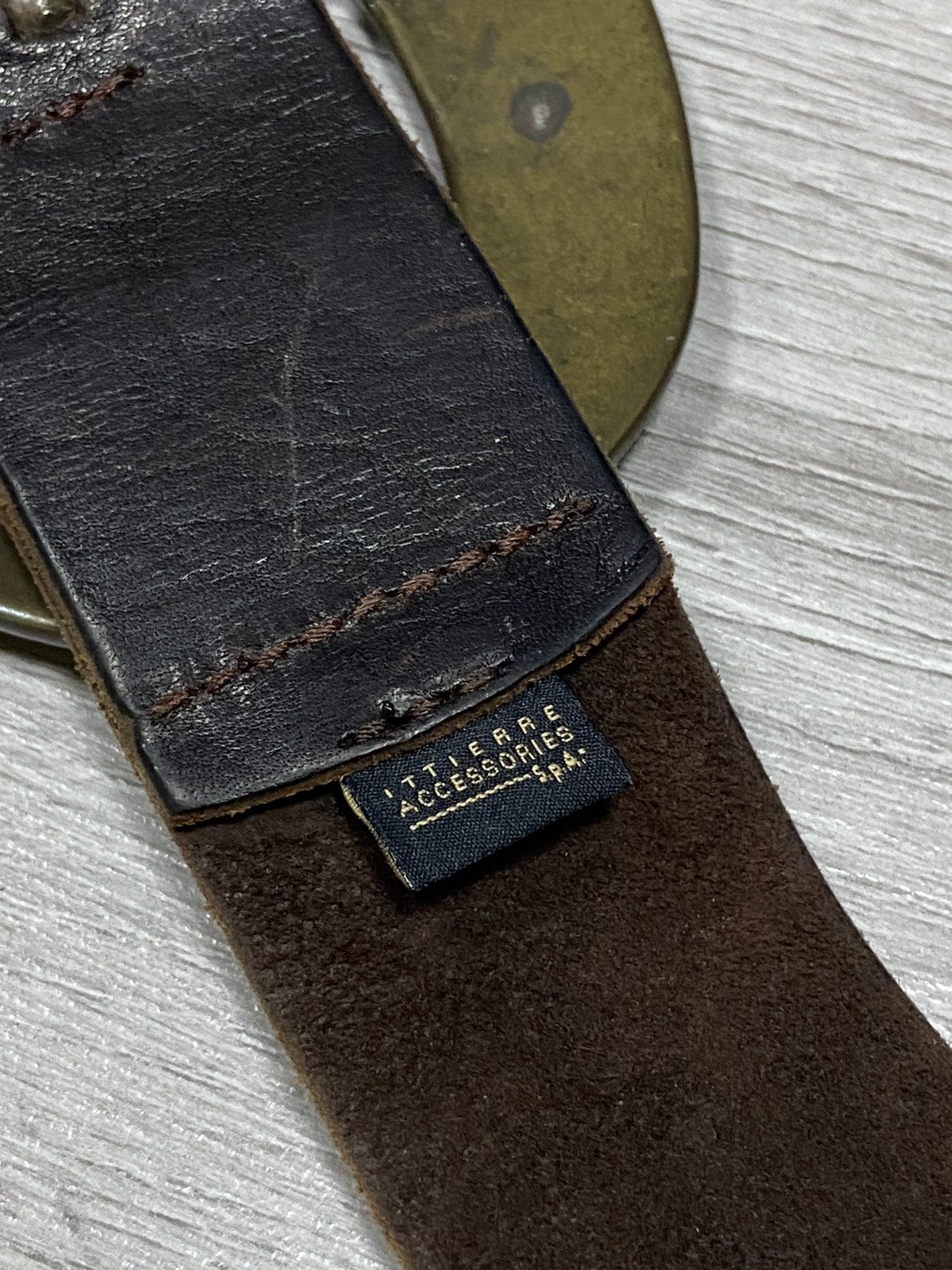 Just Cavalli Just Cavalli big buckle leather belt Size ONE SIZE - 4 Thumbnail