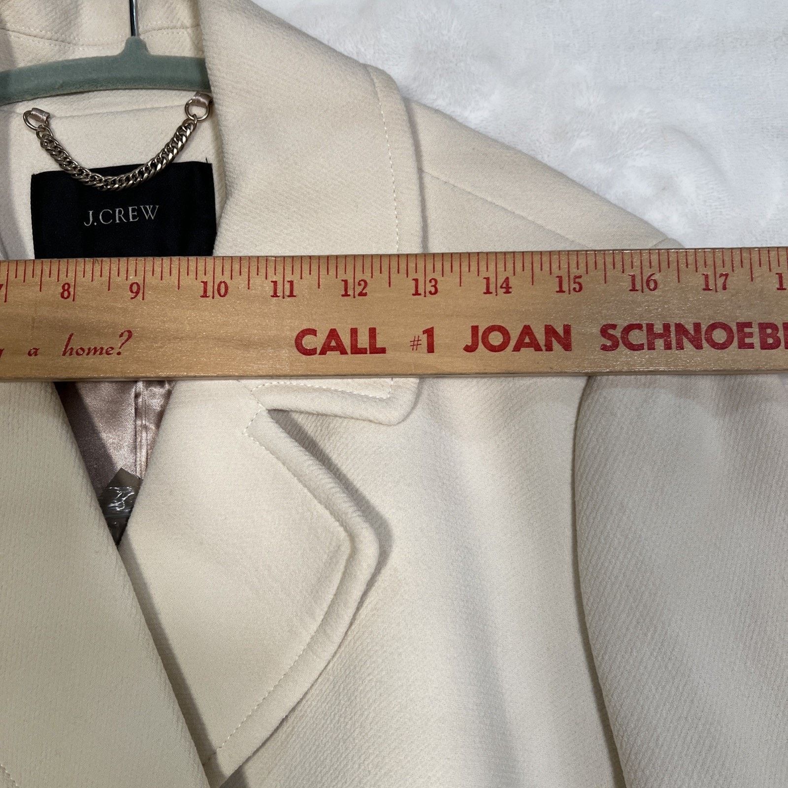 J.Crew Double-breasted lady coat in Italian double-cloth wool Sz 16 Size XXL / US 16-18 / IT 52-54 - 13 Thumbnail