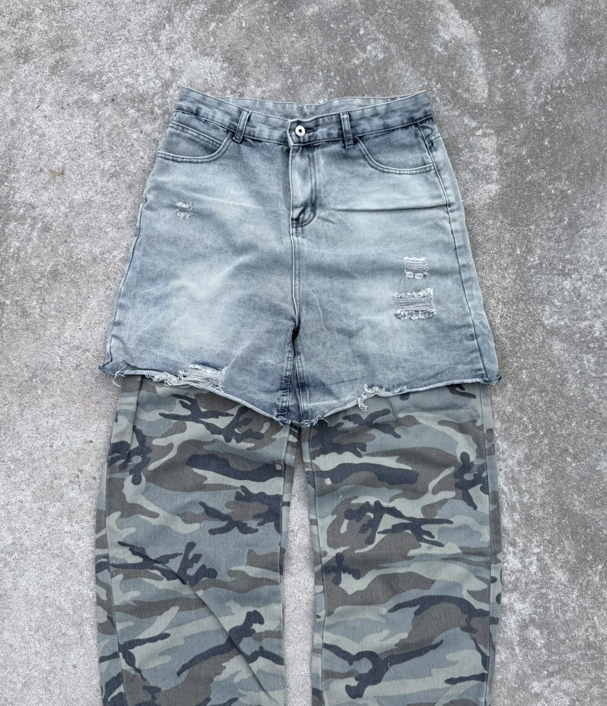 Other Vintage Y2K avantgarde streetwear oversized wide track jeans Size US 32 / EU 48 - 7 Thumbnail