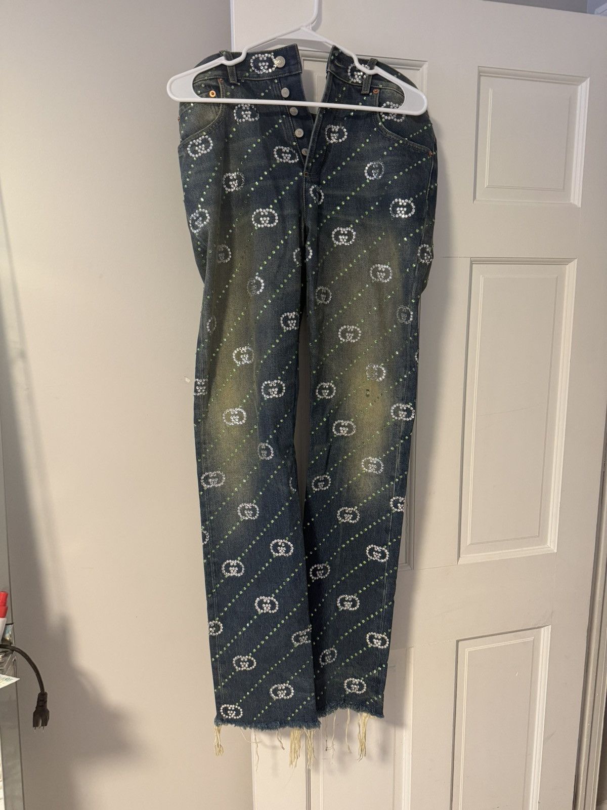 Gucci Gucci Interlocking G Frayed Edge Jeans Size US 32 / EU 48 - 1 Thumbnail