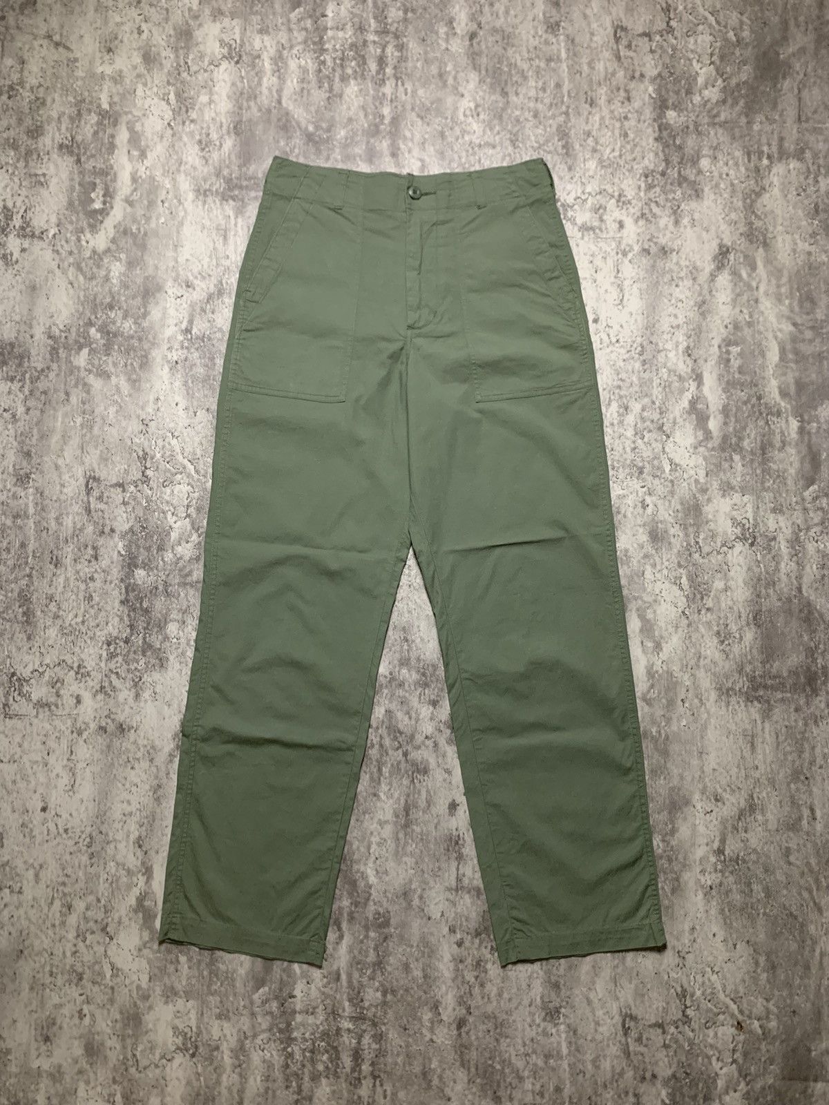 Japanese Olive Green Fatigue Rip Stop Lowrys Farm