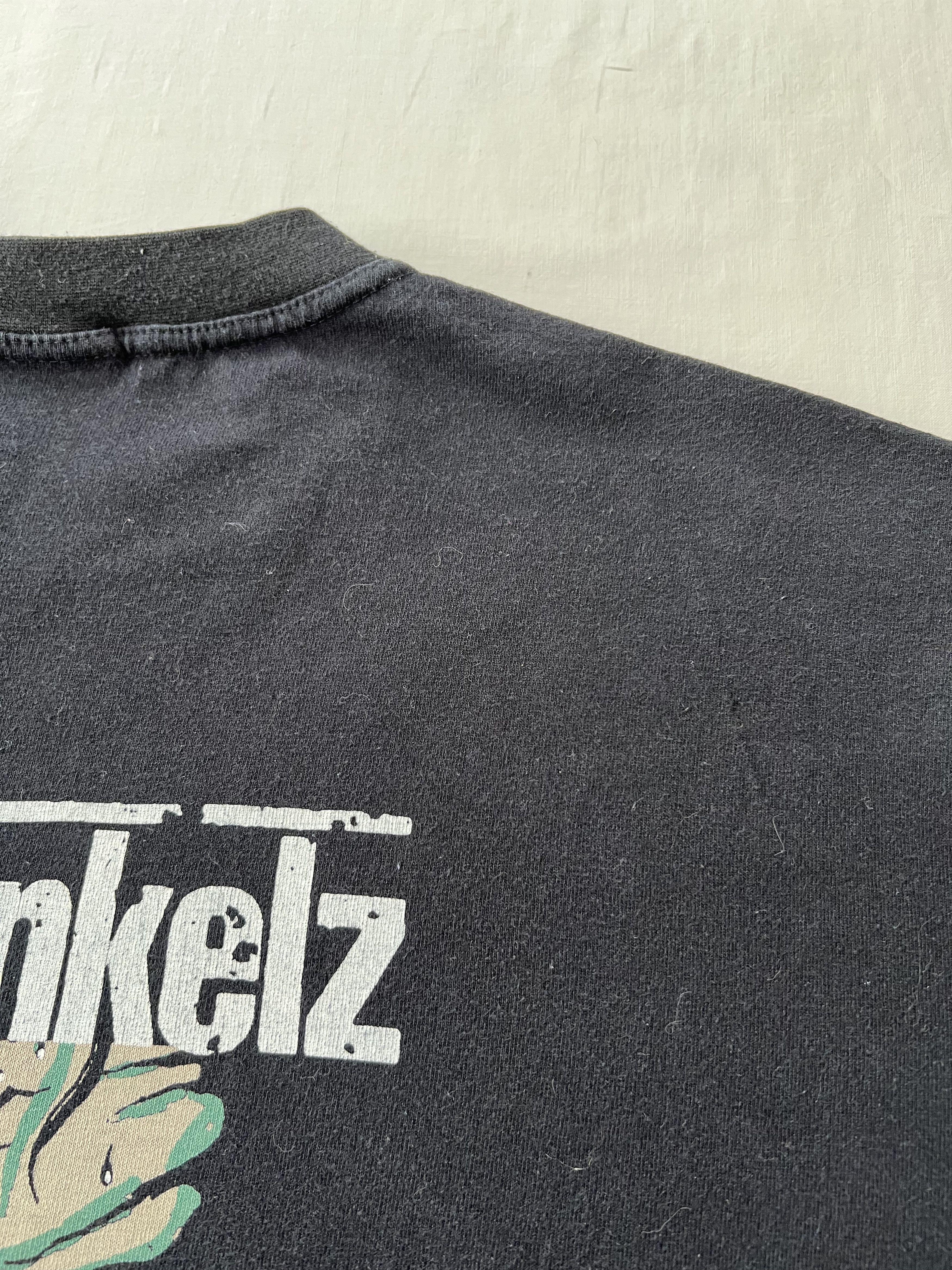 Band Tees Vintage 90s Bohse Onkelz Black T-shirt Size US XL / EU 56 / 4 - 13 Thumbnail