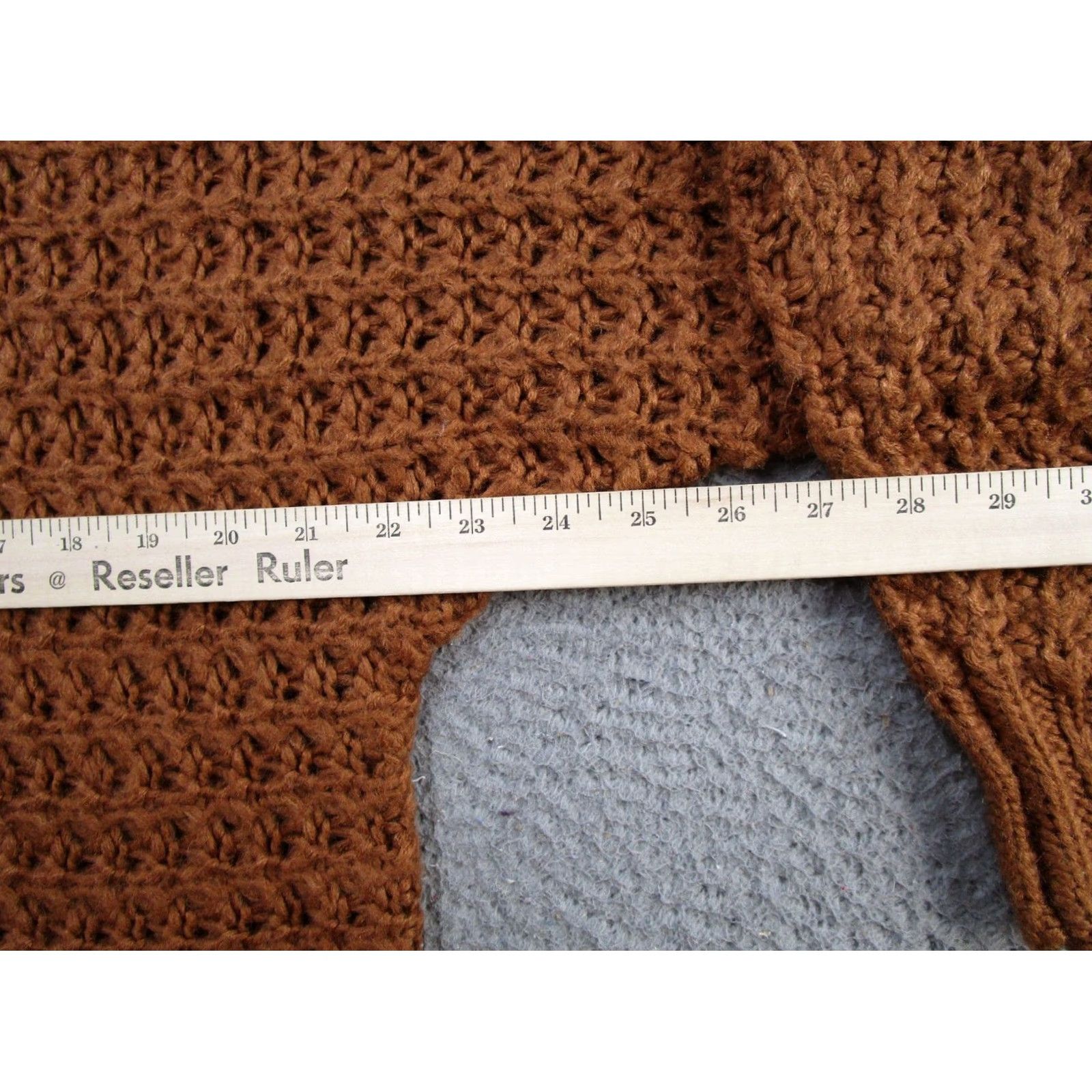 Vintage New In Sweater Pullover Turtleneck Womens Size M Brown Acrylic Knit Long Sleeve Casual Winter, Fall Pullover Womens (Mens) Size M / US 6-8 / IT 42-44 - 5 Thumbnail