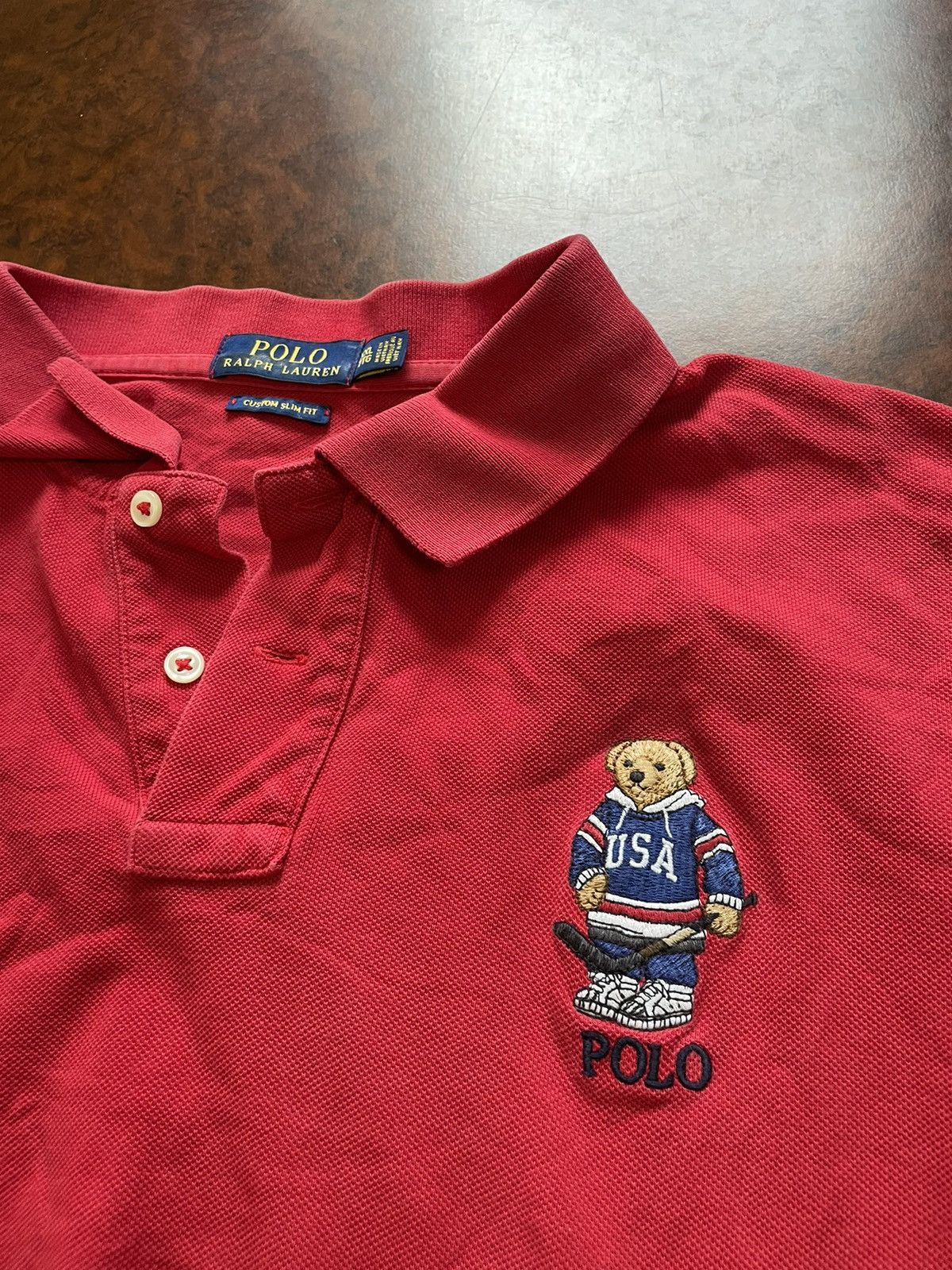 Polo Ralph Lauren × Vintage Polo Bear Ralph Lauren CHIEF KEEF rrl old money tee shirt Size US XXL / EU 58 / 5 - 2 Thumbnail