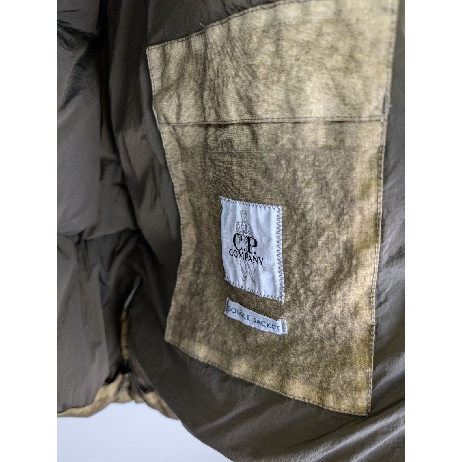 C.P. Company o1rshd1 Co-Ted Goggle down jacket in olive green Size US S / EU 44-46 / 1 - 10 Thumbnail