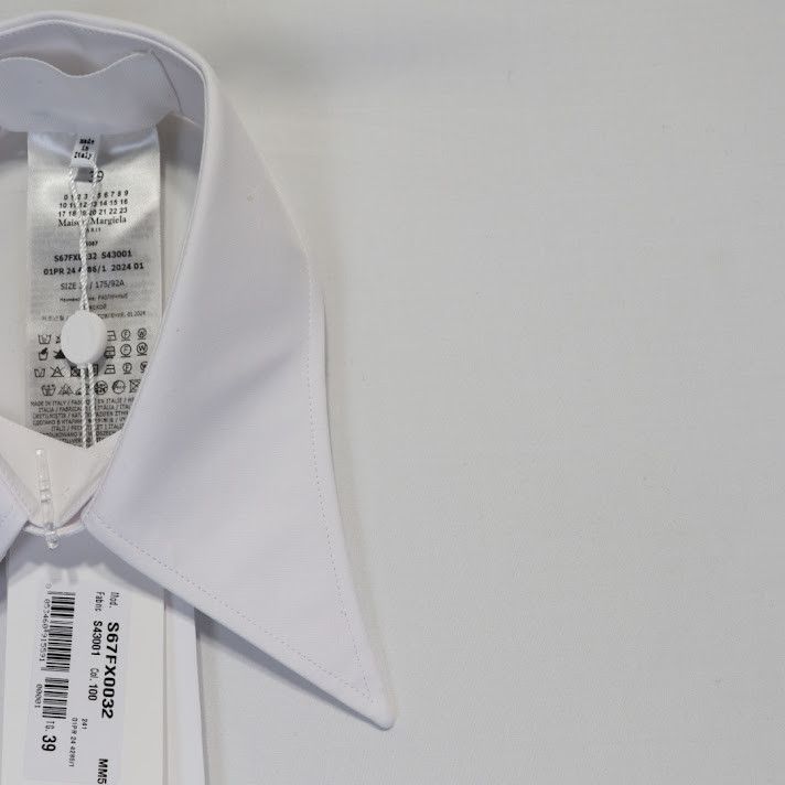 Maison Margiela o1rshd1 Collar in White Size US S / EU 44-46 / 1 - 3 Thumbnail