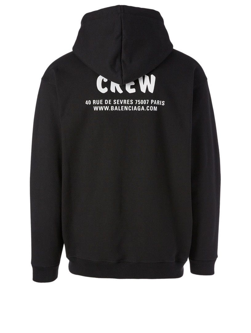 Balenciaga Balenciaga FW20 Crew Hoodie - Black Cotton Size US S / EU 44-46 / 1 - 17 Thumbnail