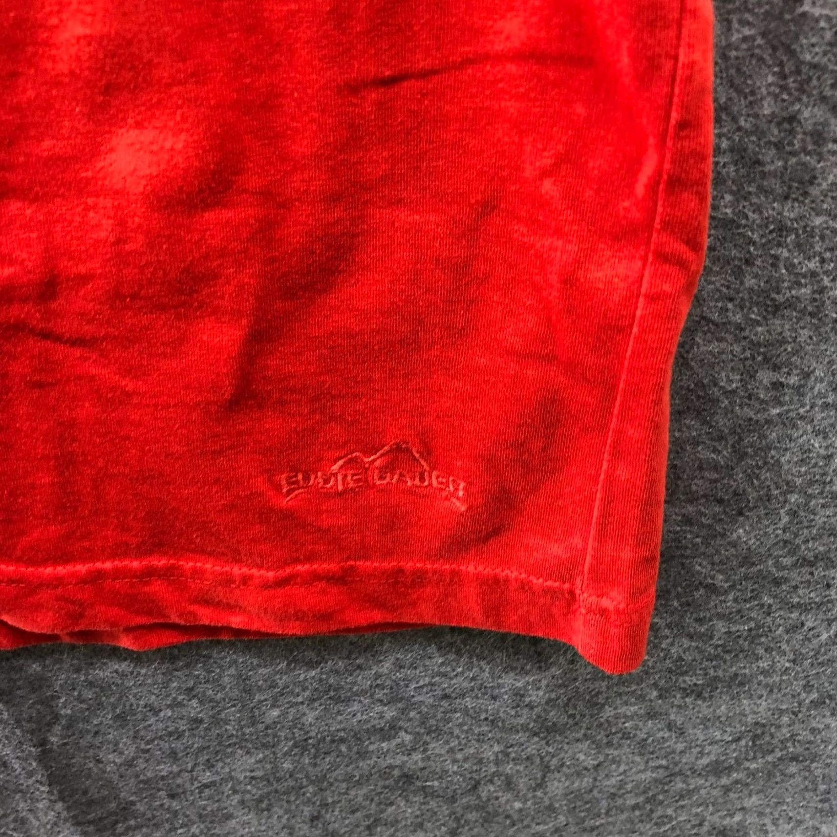 Eddie Bauer Eddie Bauer T Shirt Mens XL Short Sleeve Crewneck Orange Cotton Polyester Knit Crew Neck Short Sleeve Shirt Size US XL / EU 56 / 4 - 5 Thumbnail