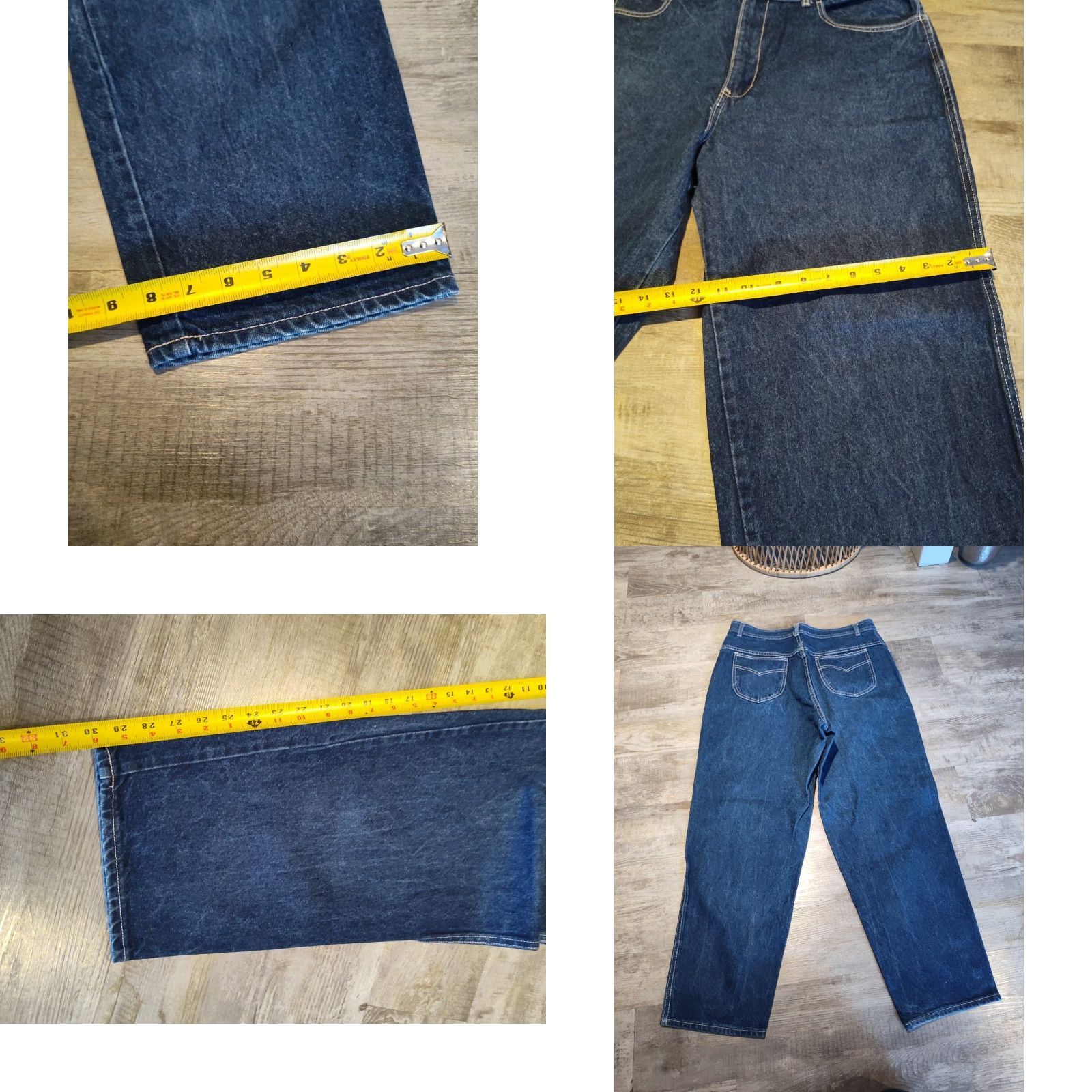 Vintage VINTAGE JM Jeanswear Jeans Mens Relaxed Fit 36x30 Blue Cotton Jeanswear 90s Mens Jeans Size US 36 / EU 52 - 9 Thumbnail