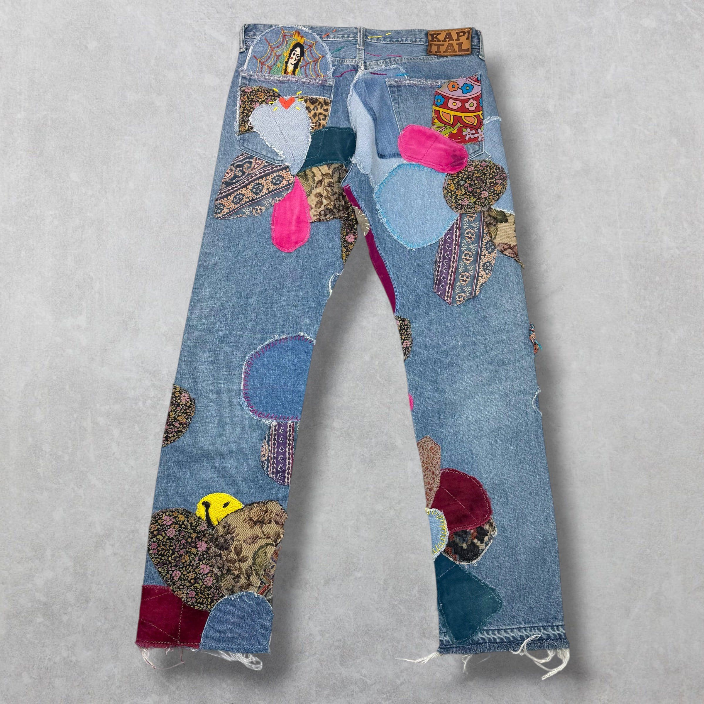 Kapital Kapital 14oz Crazy El Paso 5P Patch Jeans 36 Size US 36 / EU 52 - 2 Thumbnail