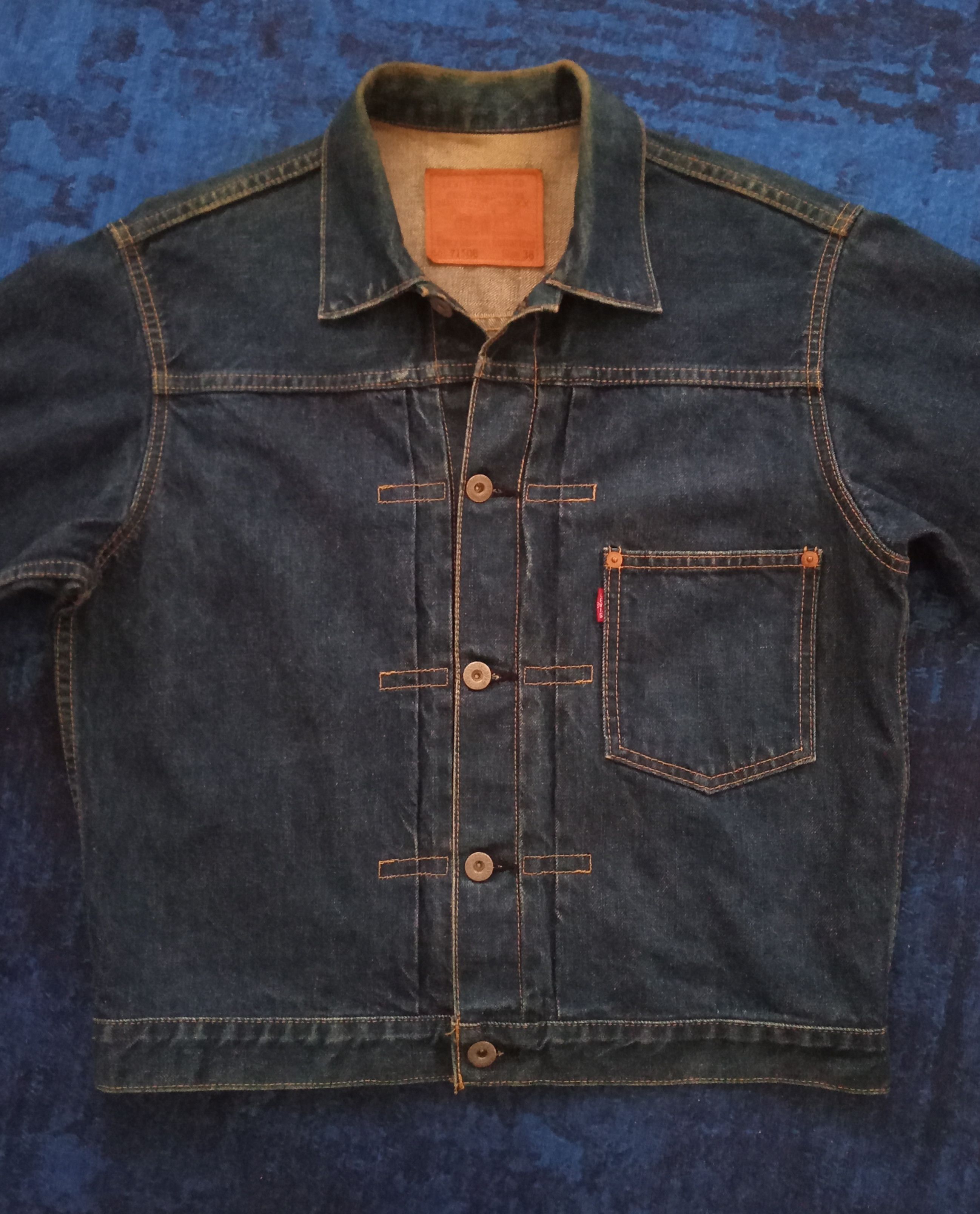 LVC Levi's 71506 xx Type 1 Denim Jacket Sz 38 | Grailed